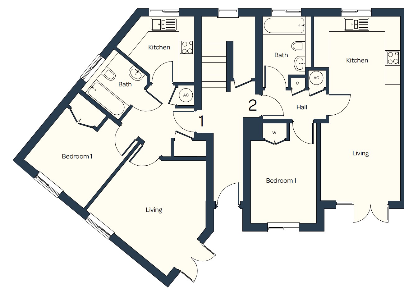 1 Bedrooms Flat for sale in Pix Court, Arlesey SG15