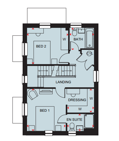 H87041, Tansy Road, Priors Hall Park, Corby floorplan