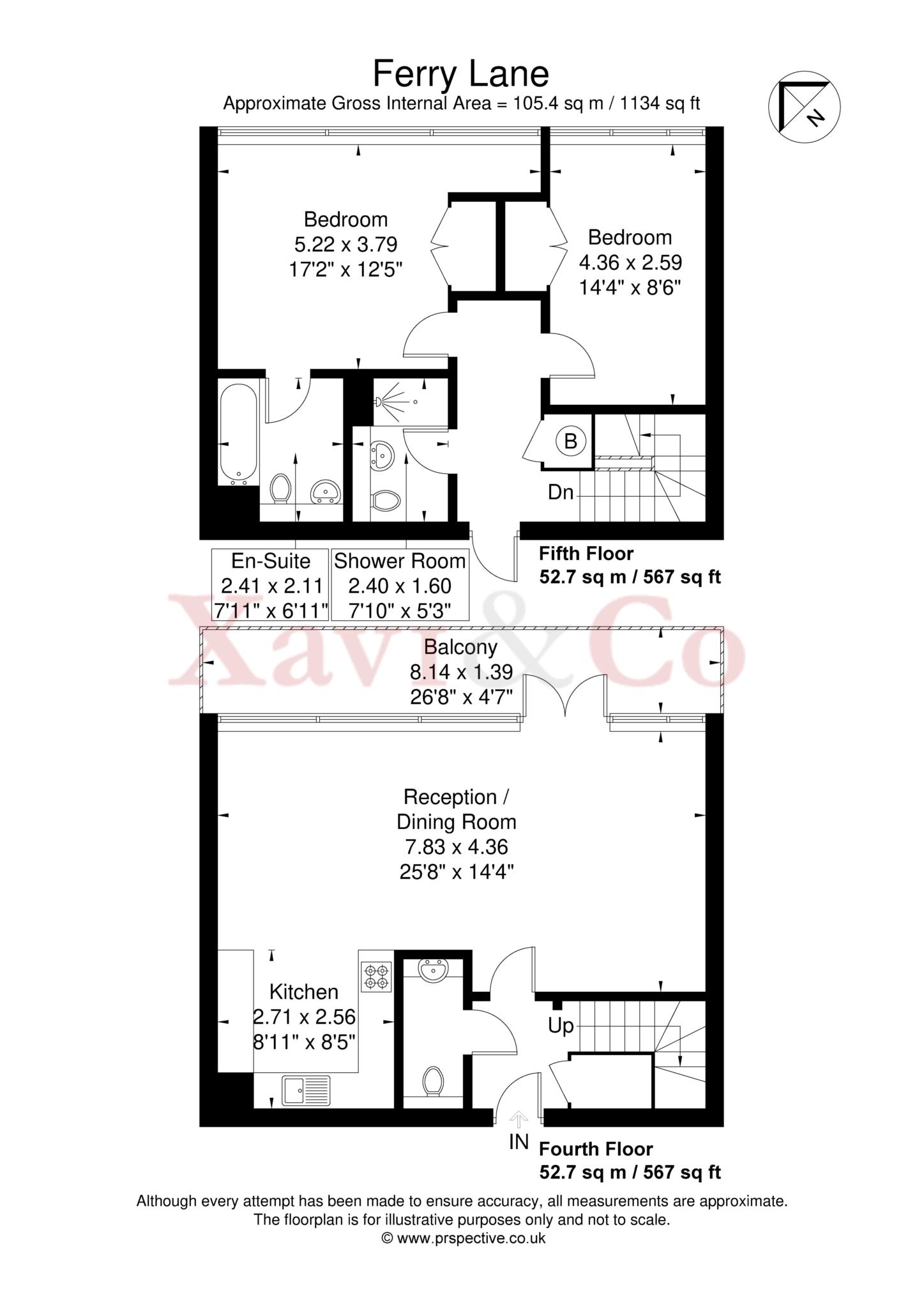 Flat 58, Ferry Lane, Brentford floorplan