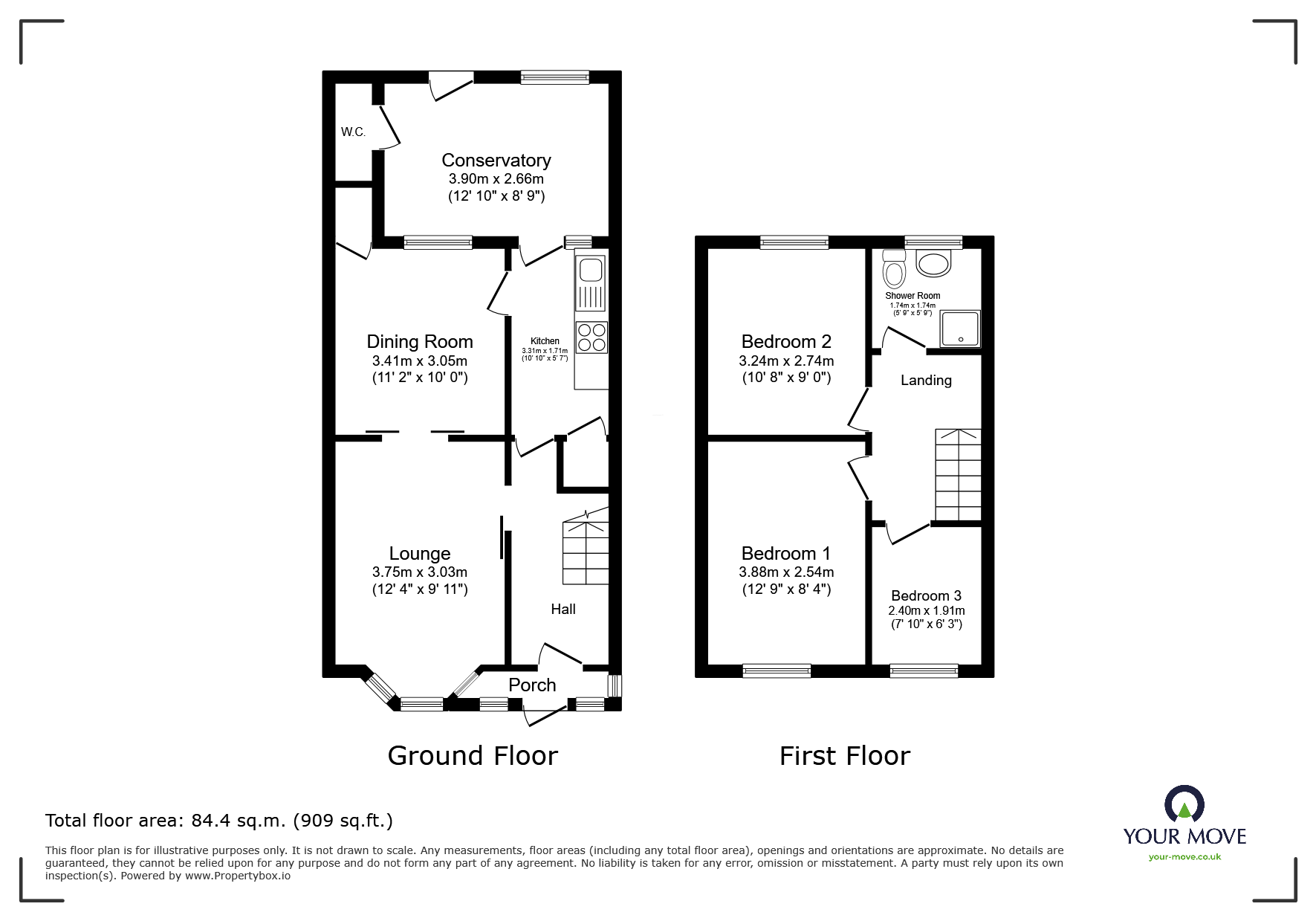 Yule Road, West Midlands floorplan