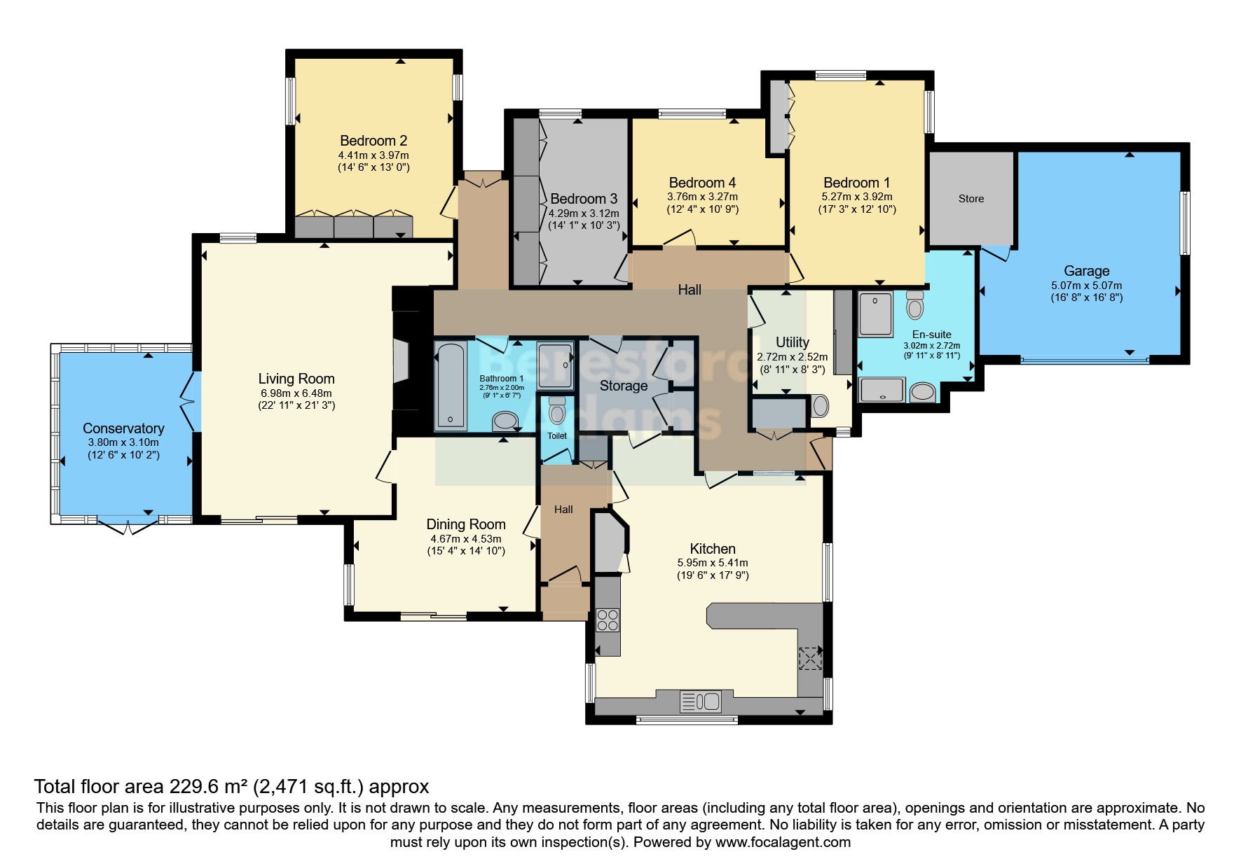 Bryn Awelon,, Llanfrothen, Gwynedd floorplan