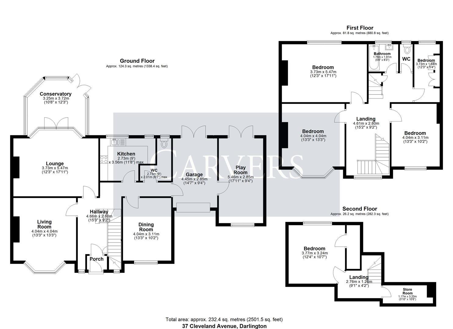 37, Cleveland Avenue, Darlington floorplan
