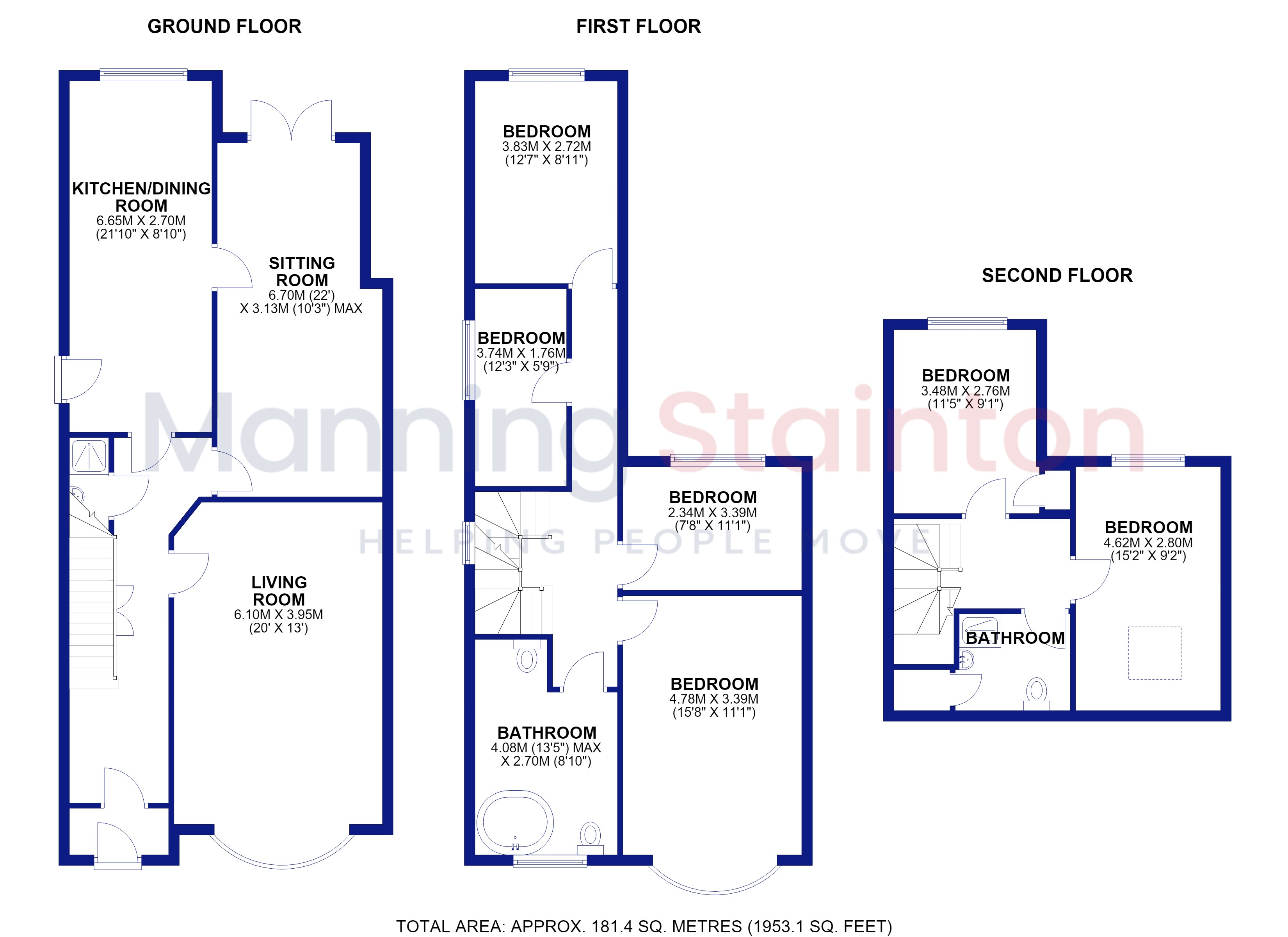 488, Street Lane, Leeds floorplan