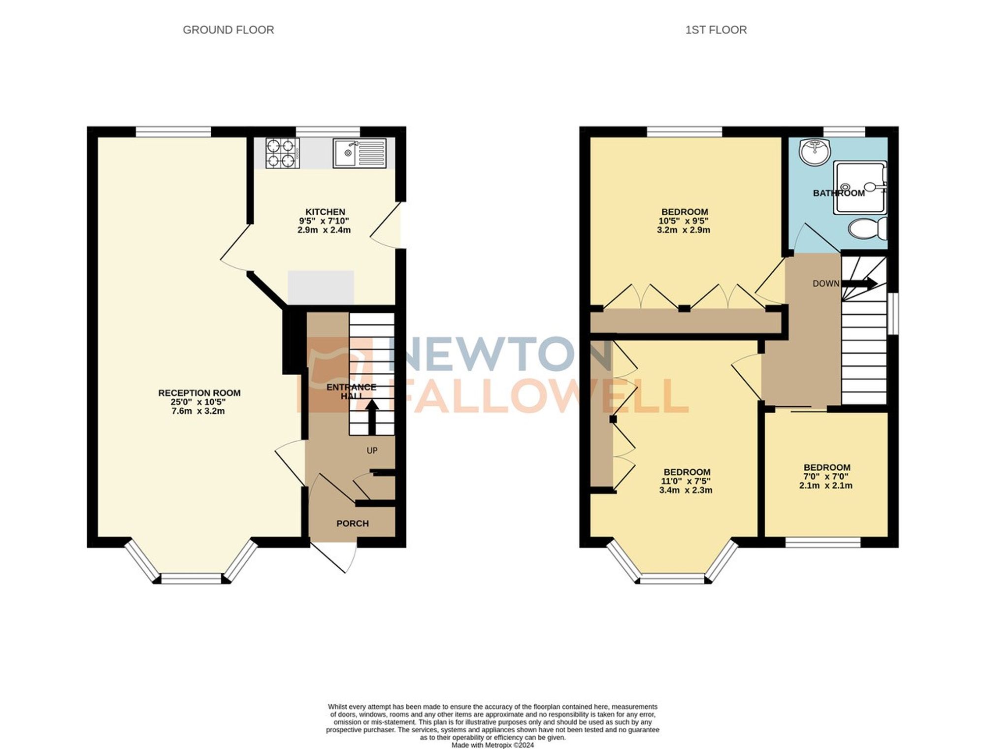 36 Thorpe Drive, Wigston floorplan