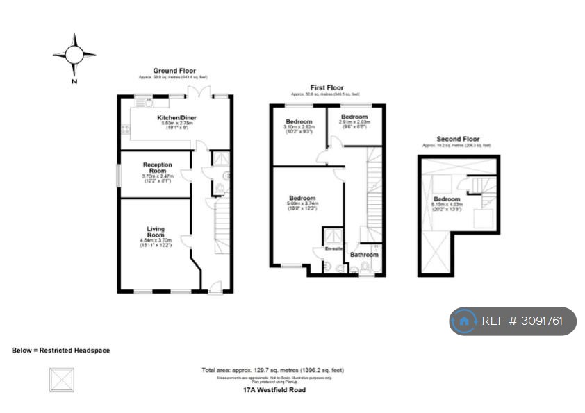 Westfield Road, Woking floorplan