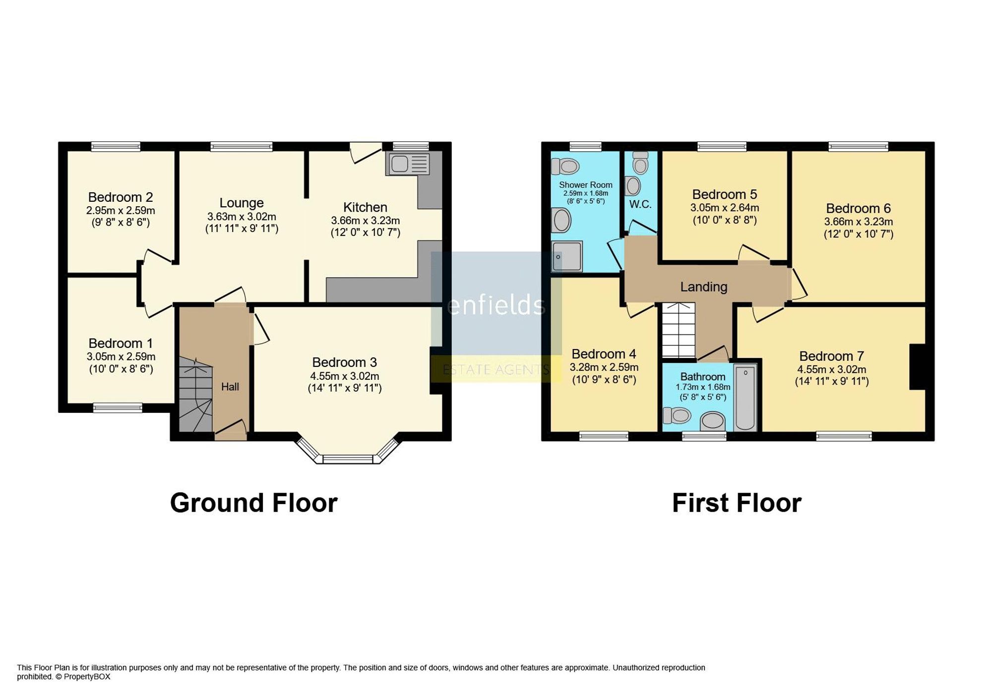 91 Ripon Road, Bournemouth floorplan