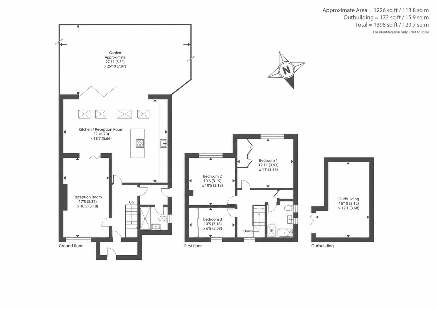43, Spinney Crescent, Dunstable floorplan