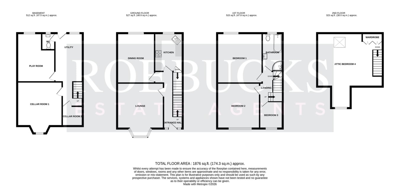 19, Longman Road, Barnsley floorplan