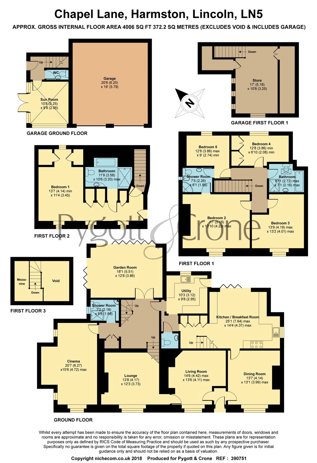 5 Bedrooms Detached house for sale in Chapel Lane, Harmston LN5