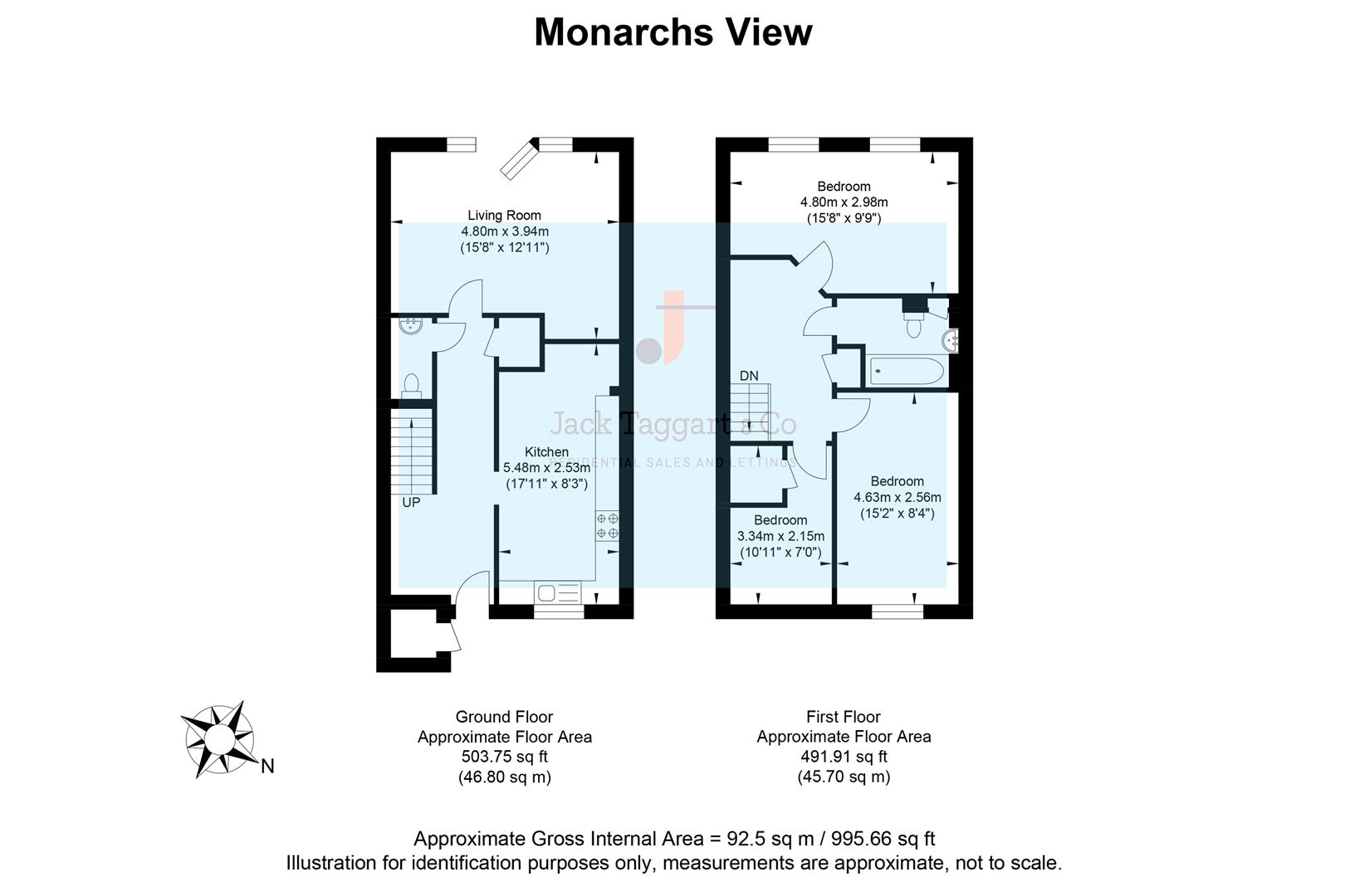 Monarchs View, Portslade, Brighton floorplan
