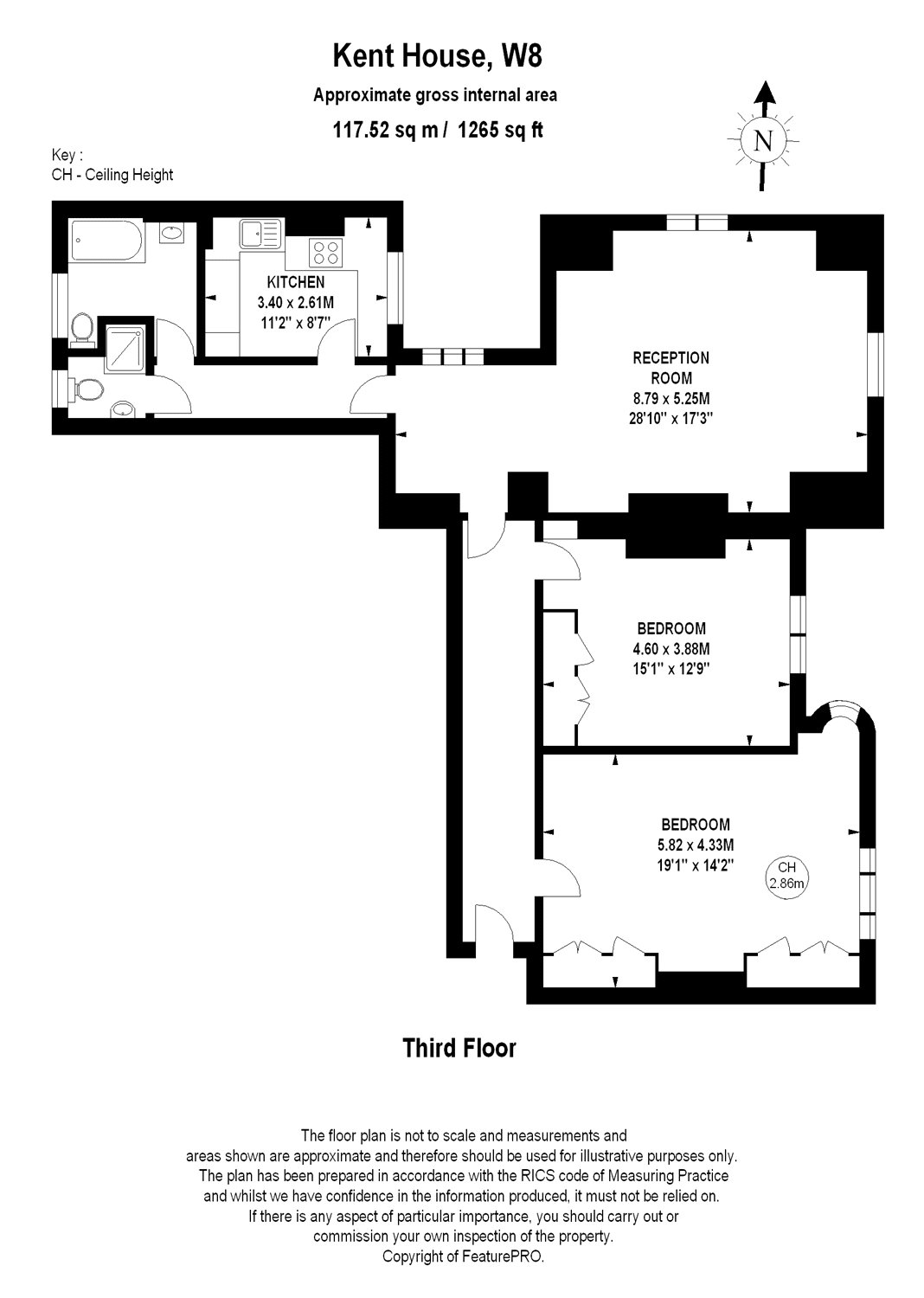 2 Bedrooms Flat to rent in Kent House, 34 Kensington Court, London W8