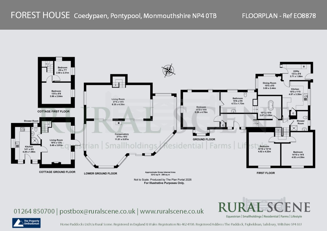 FOREST HOUSE, Coedypaen, Pontypool floorplan