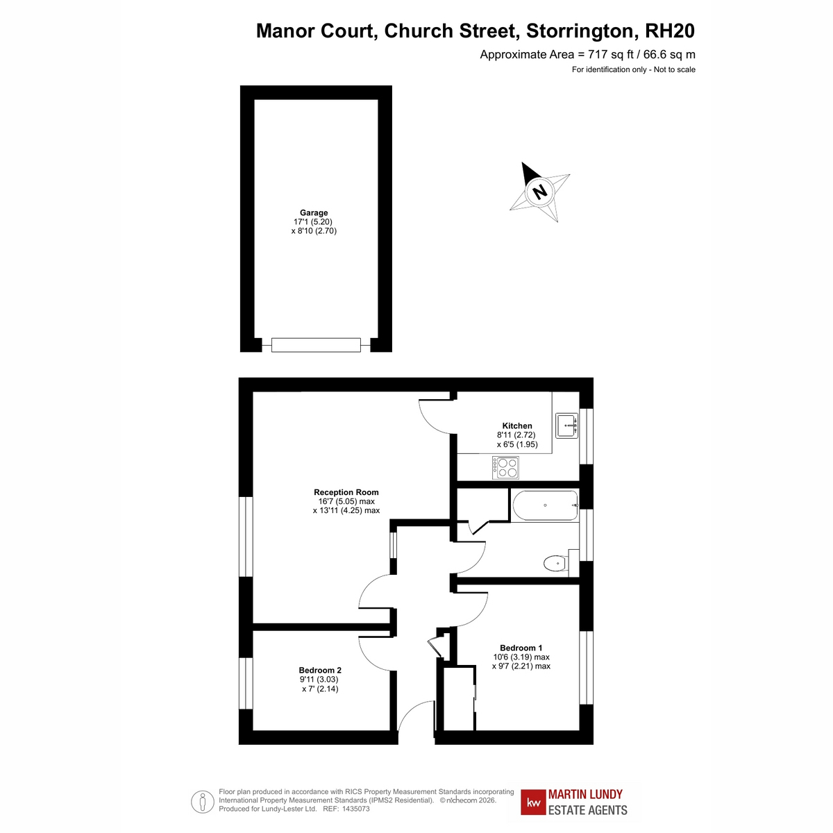 2, Manor Court, Storrington floorplan