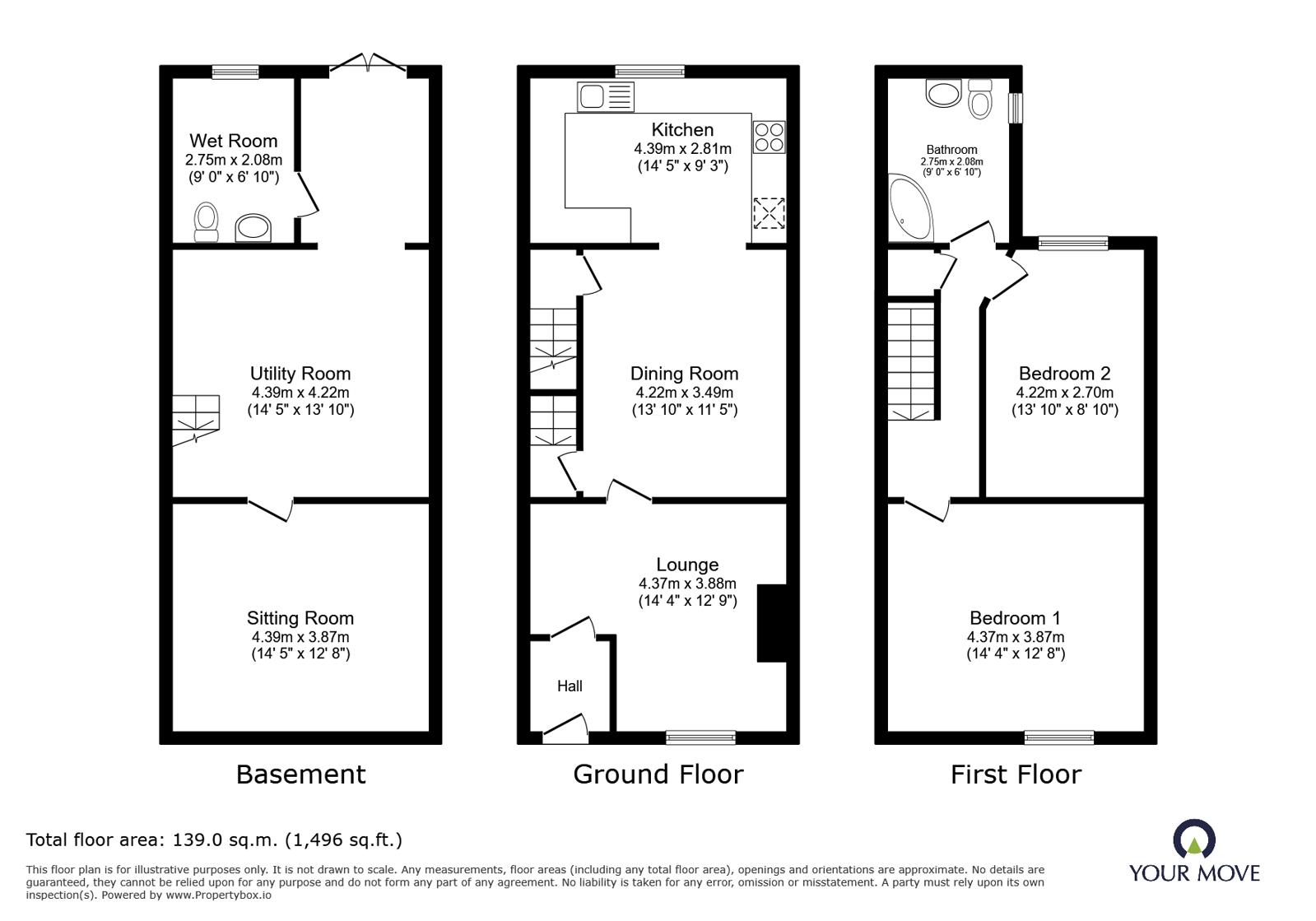 815, Rochdale Road, Oldham floorplan