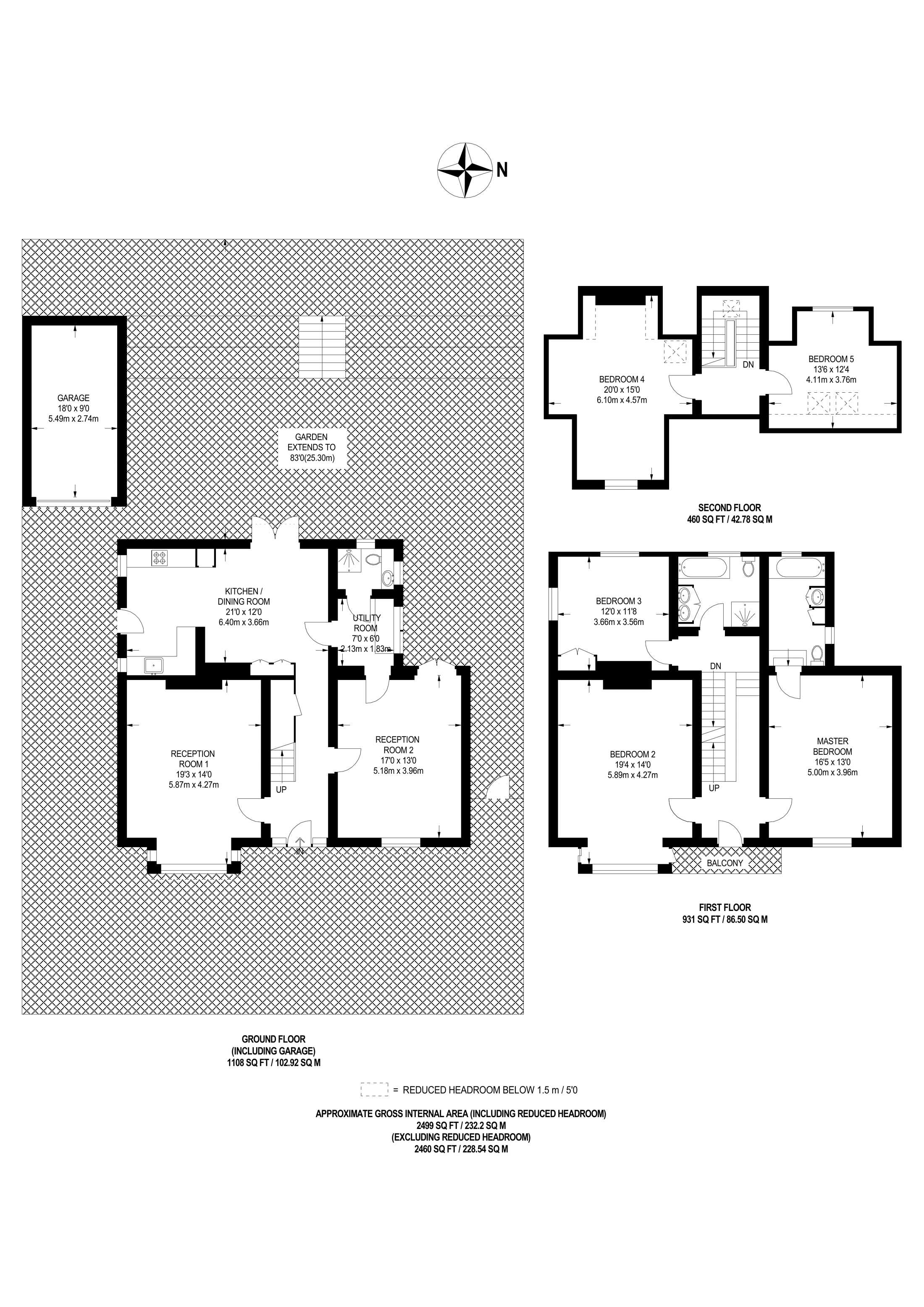 5 Bedrooms  to rent in Hadley Road, New Barnet EN5