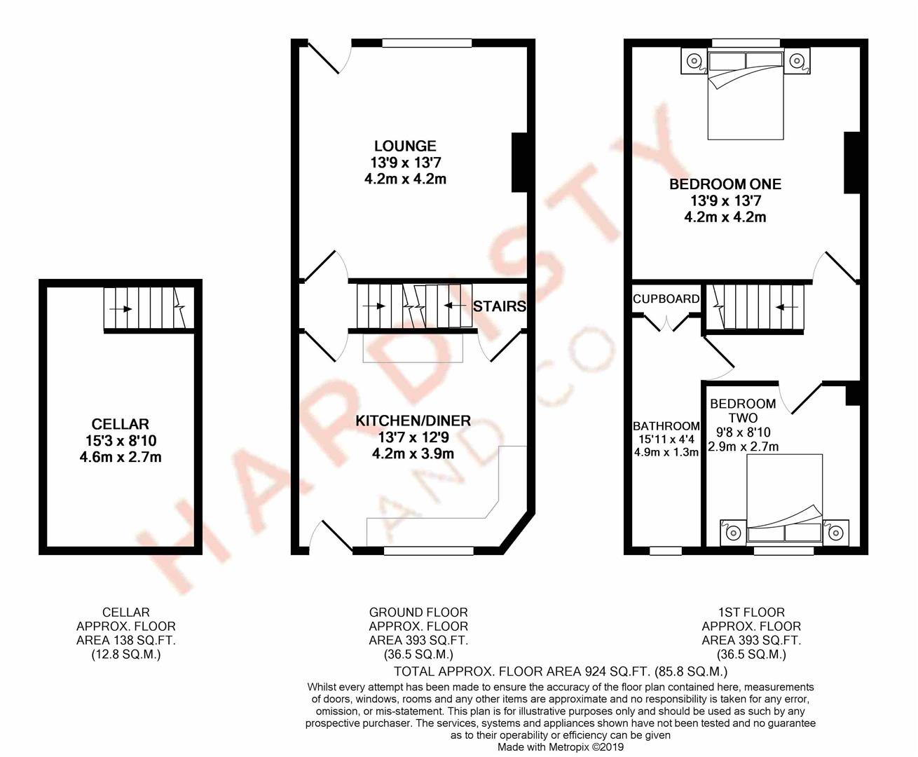 2 Bedrooms Terraced house for sale in Low Bank Street, Farsley, Pudsey LS28