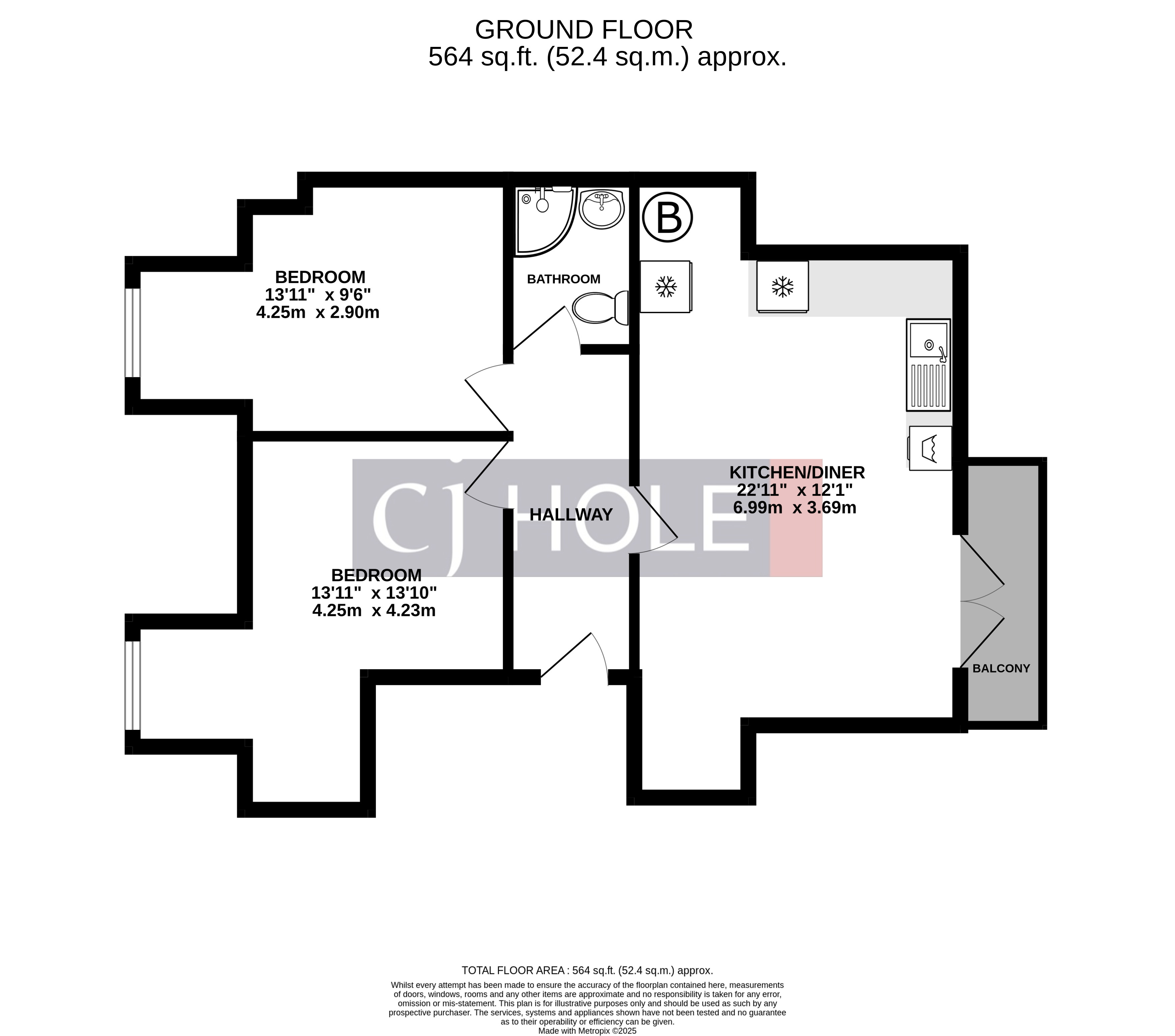 17B,, Gloucester Road North, South Gloucestershire floorplan
