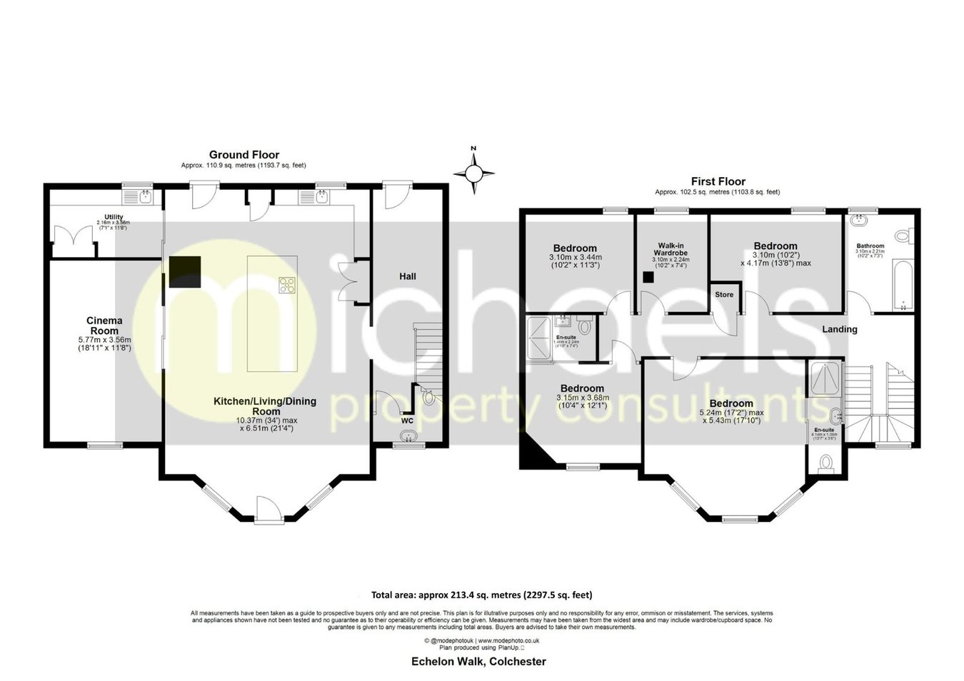 60, Echelon Walk, Colchester floorplan