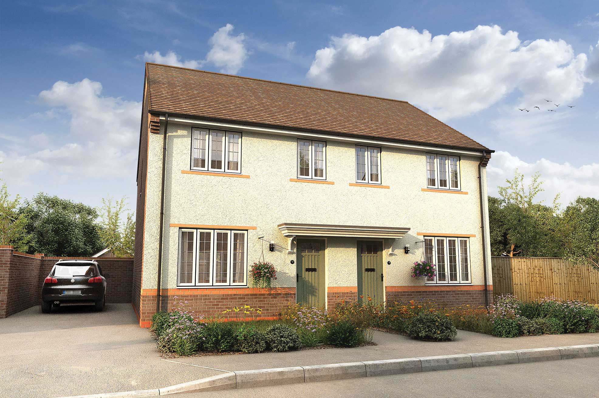 Buxton Three Bedroom New Build Exterior