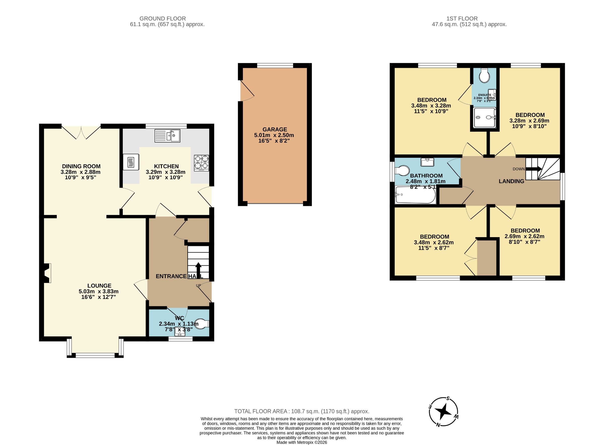 4 Weekaborough Drive, Paignton floorplan