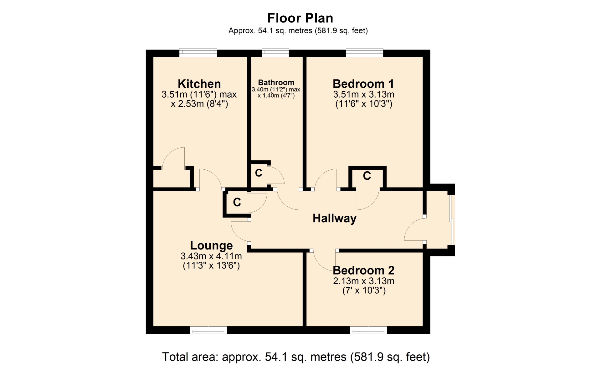 34, Micklewell Lane, Northampton floorplan