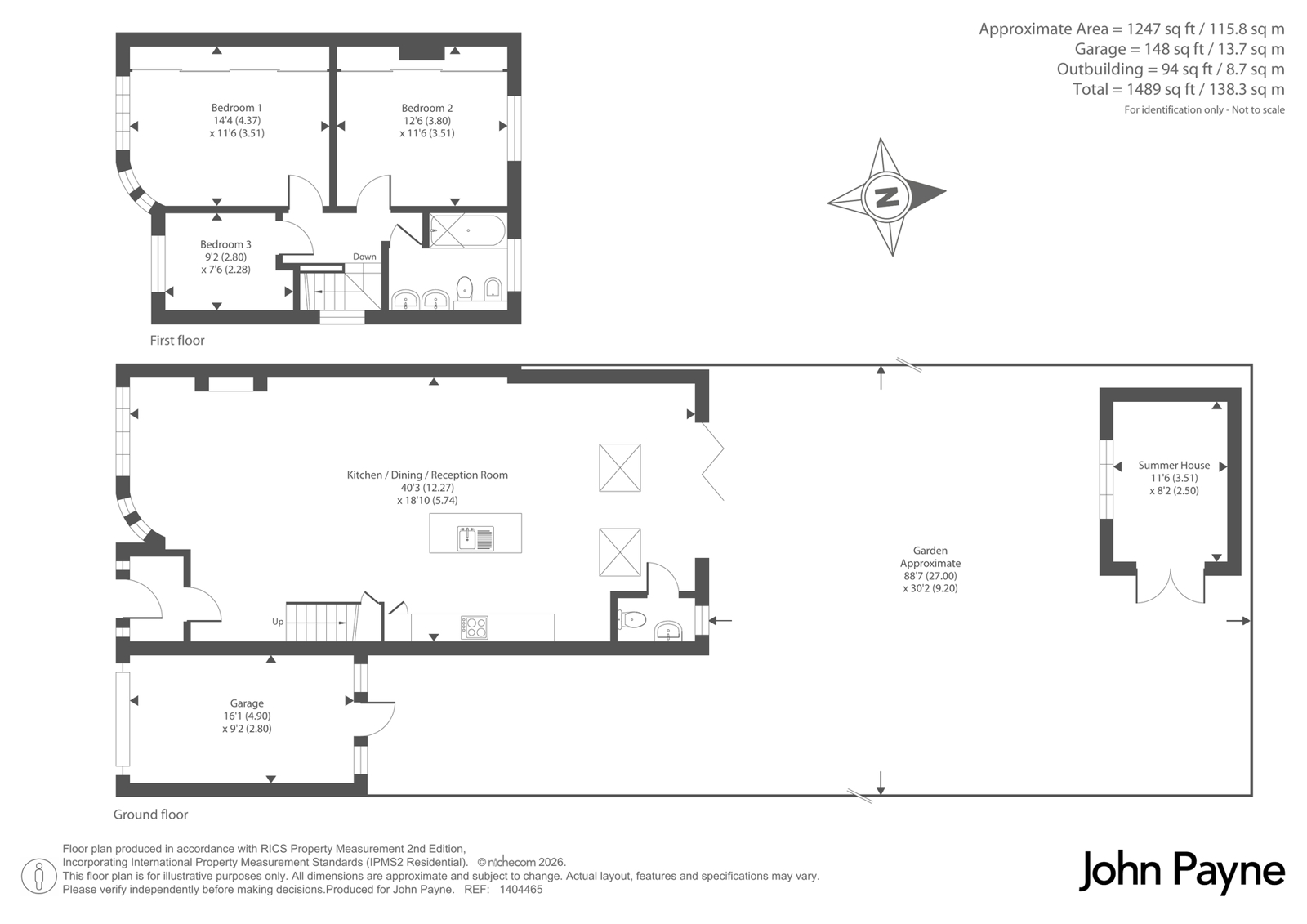 415, Sidcup Road, London floorplan