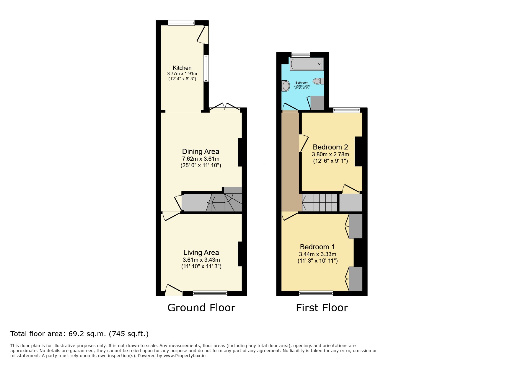 15 Bagworth Road, Leicester floorplan