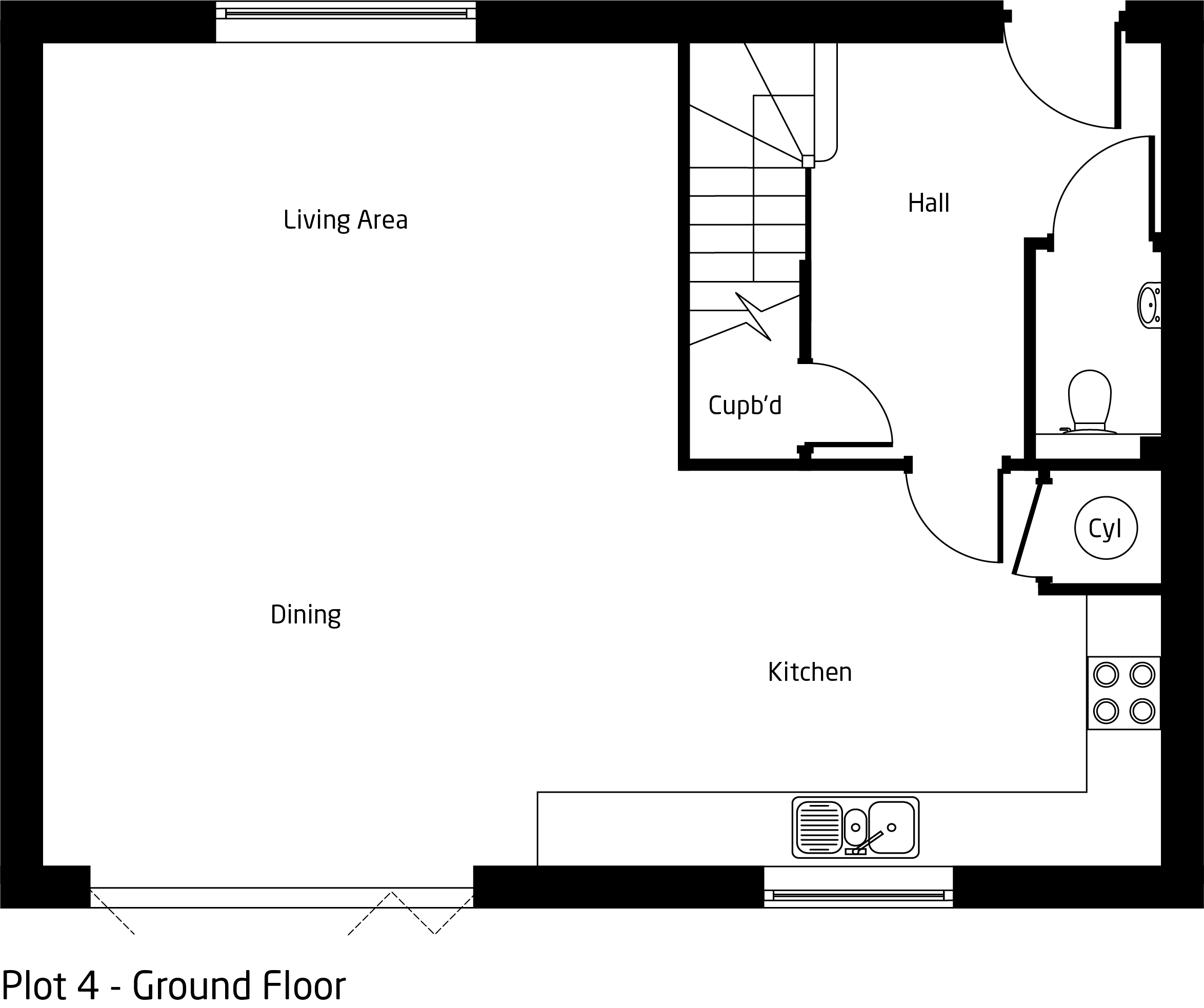 Old Yells yard, Cirencester Road, Fairford floorplan