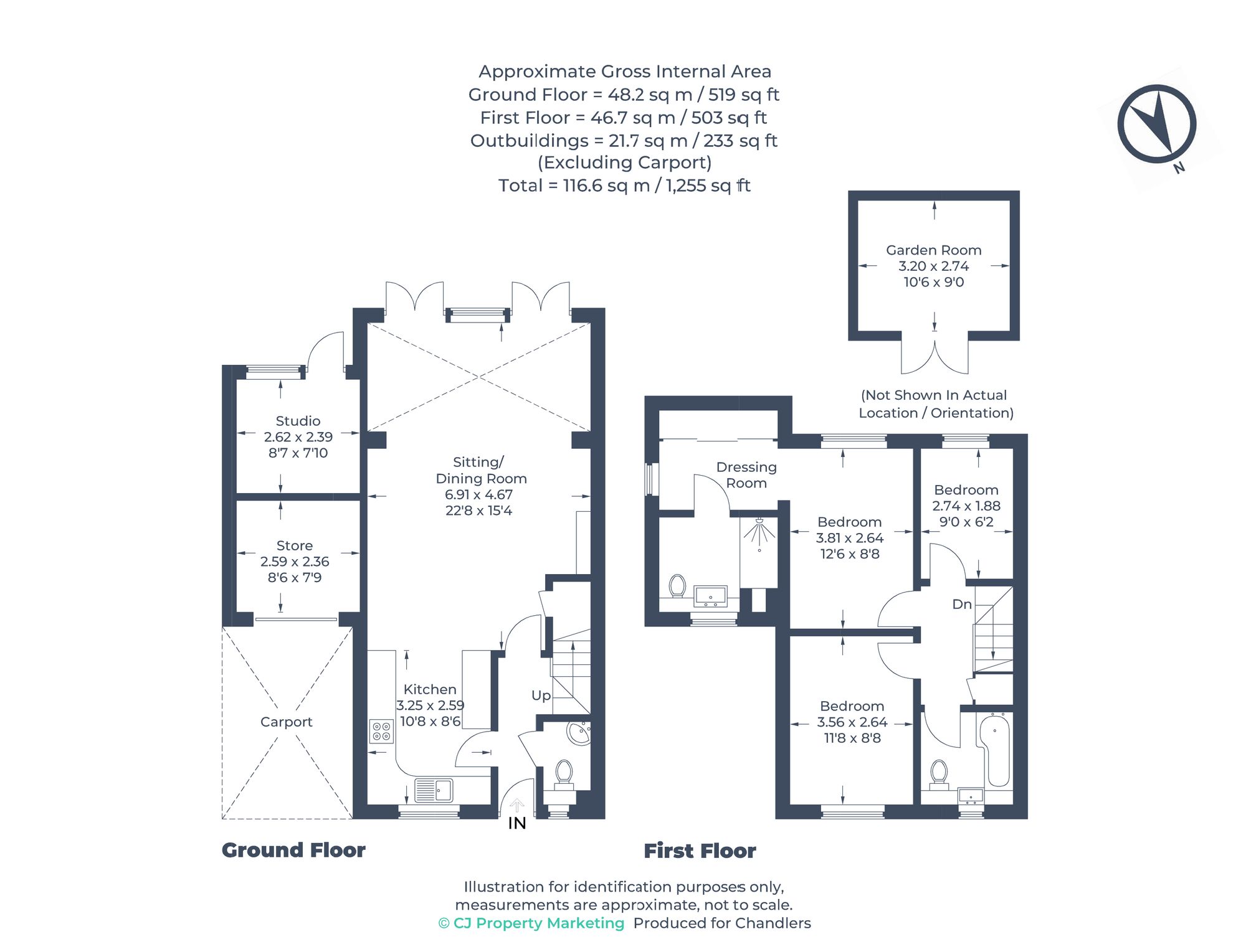 65 Cleveland Way, Stevenage floorplan