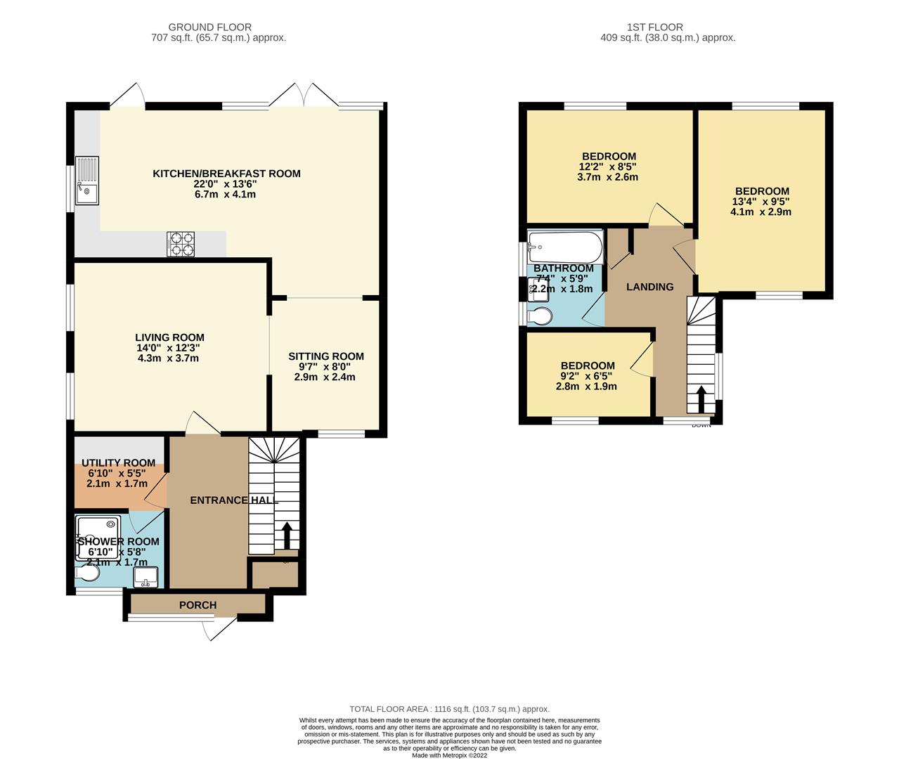 60a, Colston Avenue, Carshalton floorplan