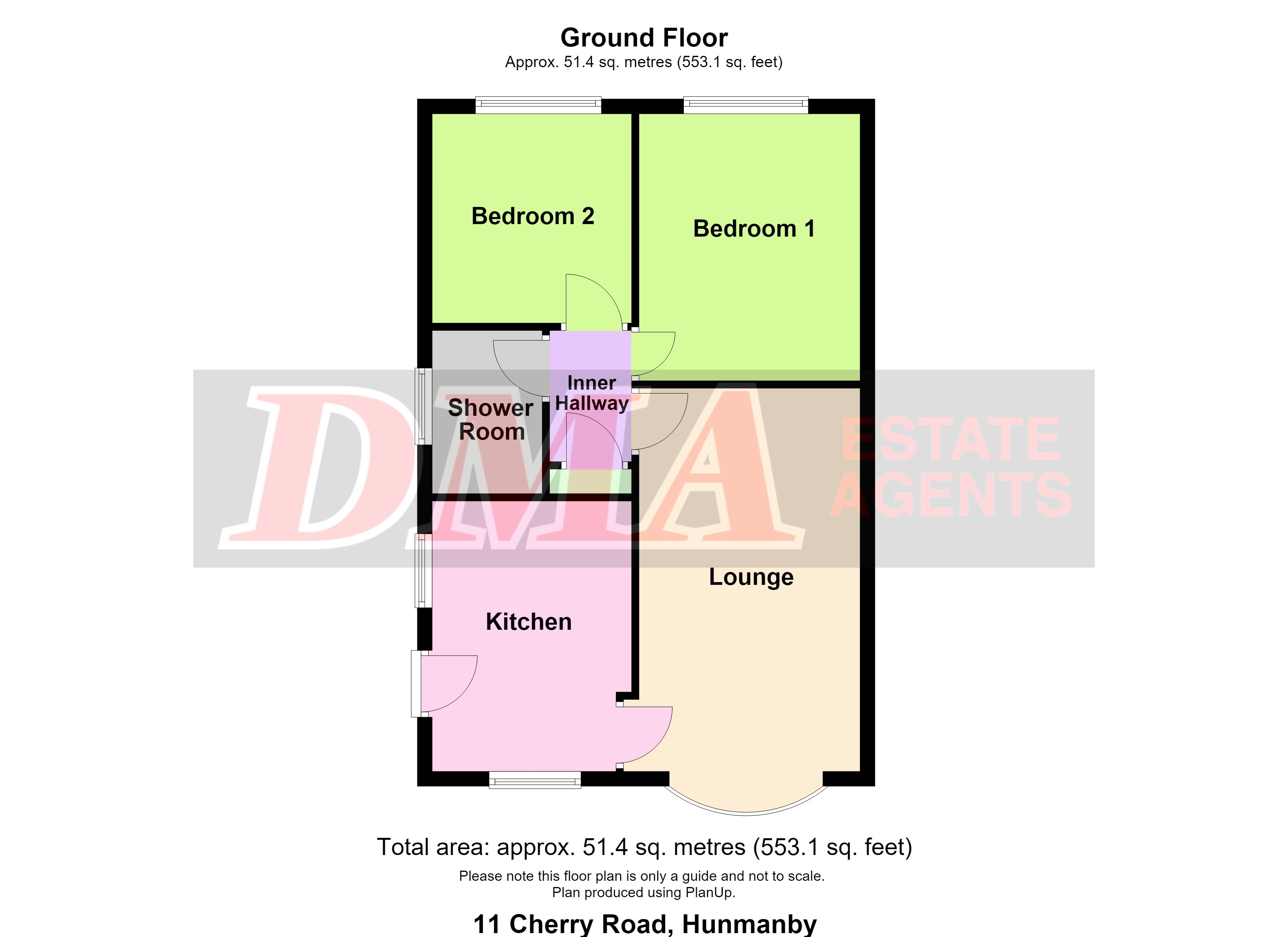 11, Cherry Road, Hunmanby floorplan