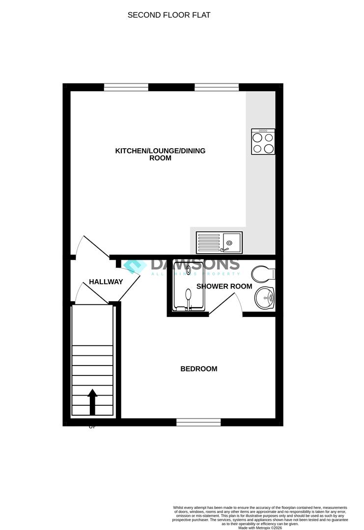 Flat 4, 10, The Grove, Swansea floorplan