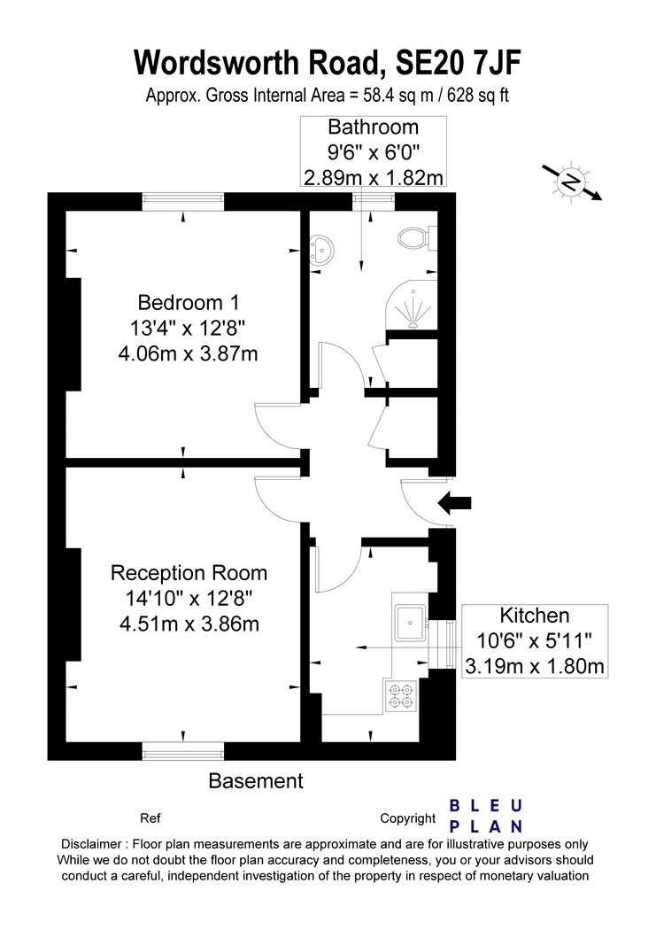 Wordsworth Road, London floorplan
