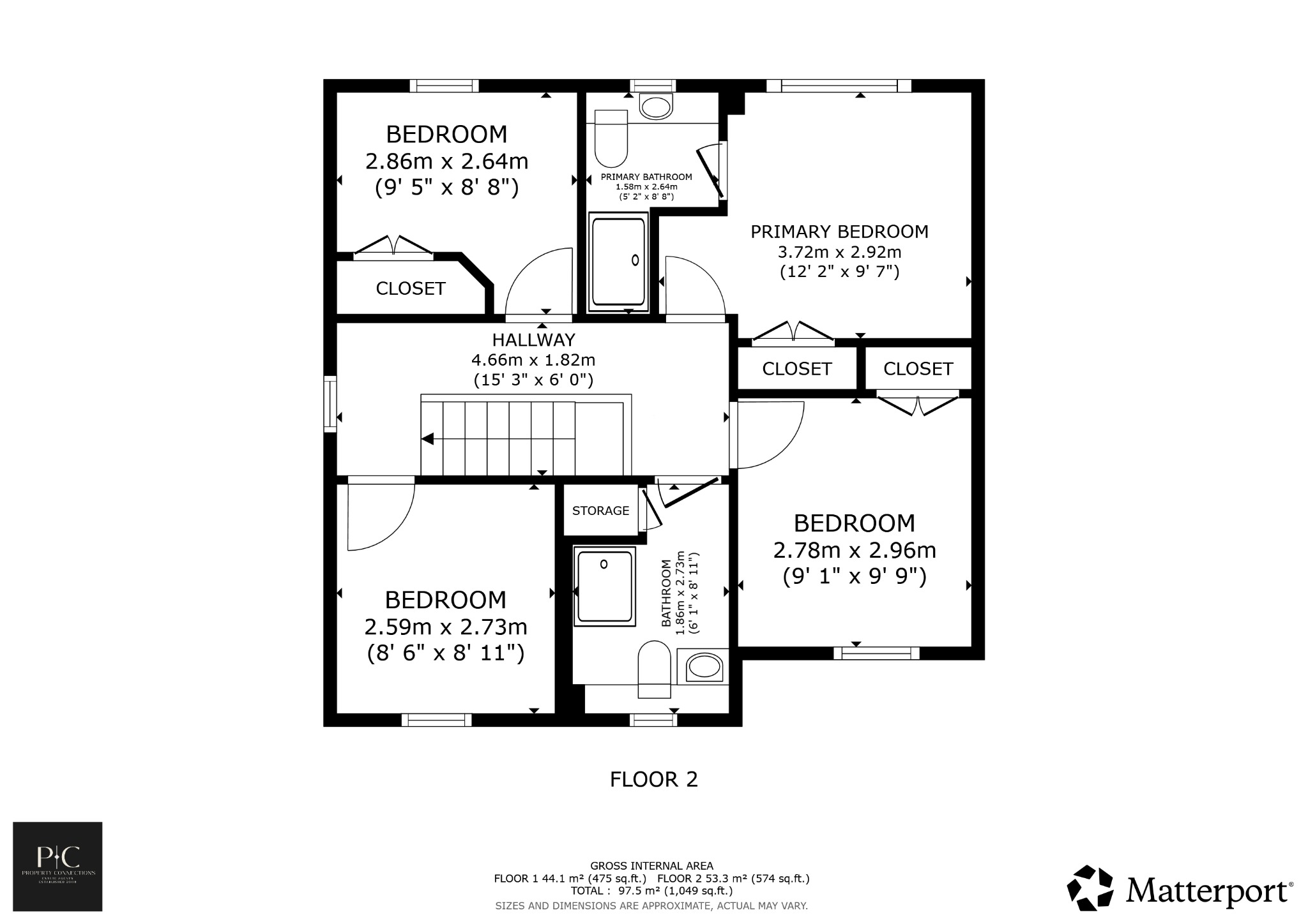 2 Gillespie Place, Armadale, West Lothian floorplan