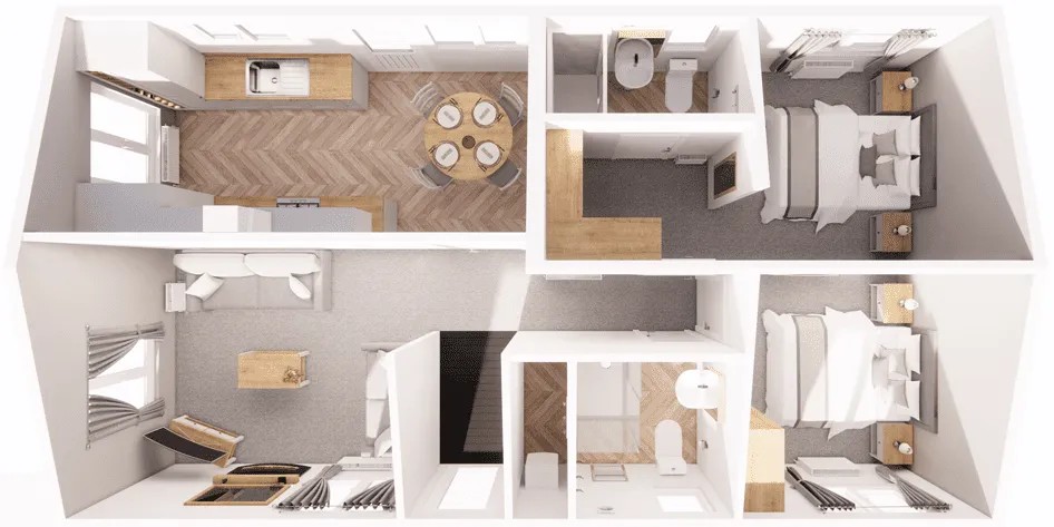 51 East Court Steps, Hereford floorplan