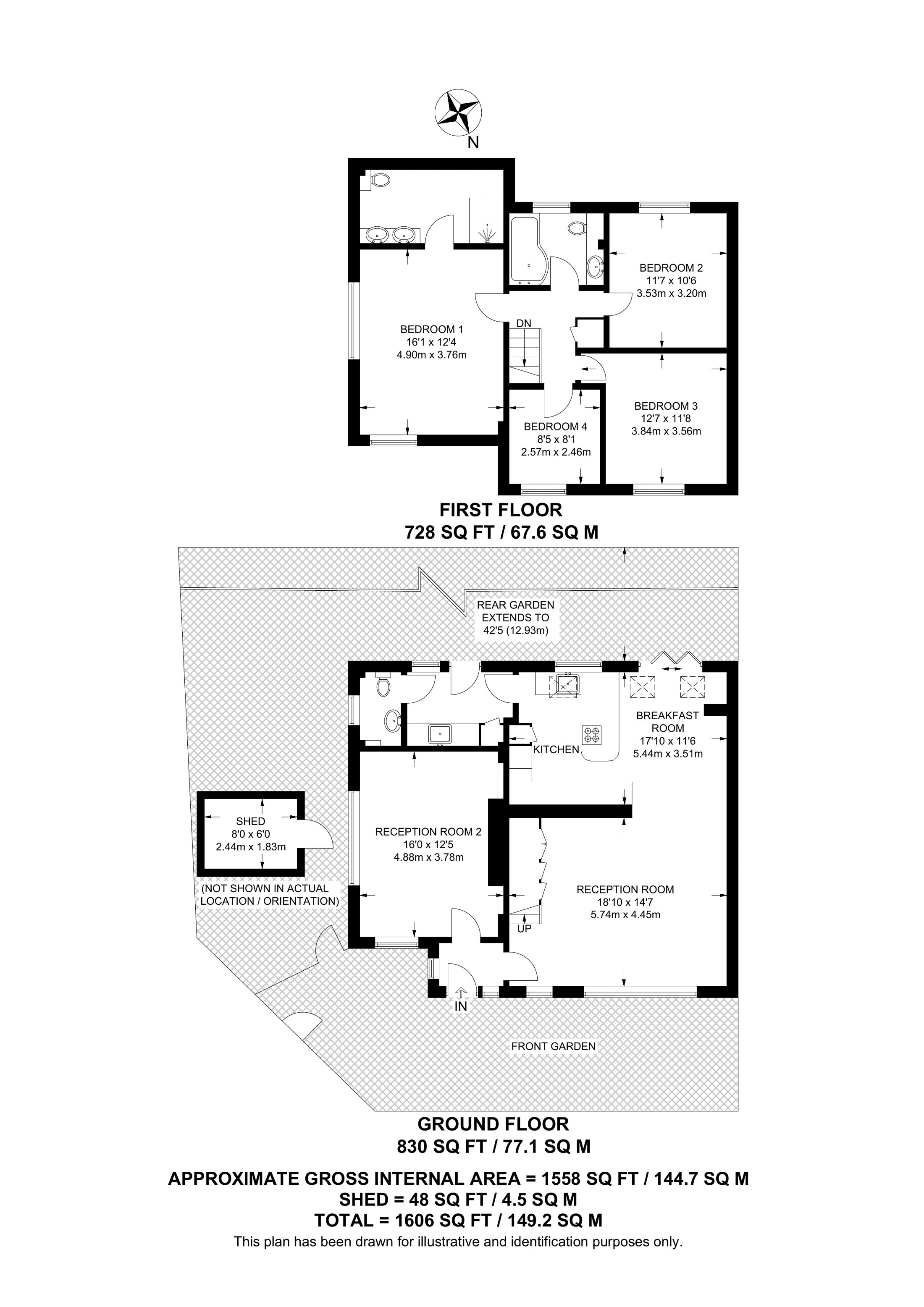 Elmbank Avenue, Barnet floorplan
