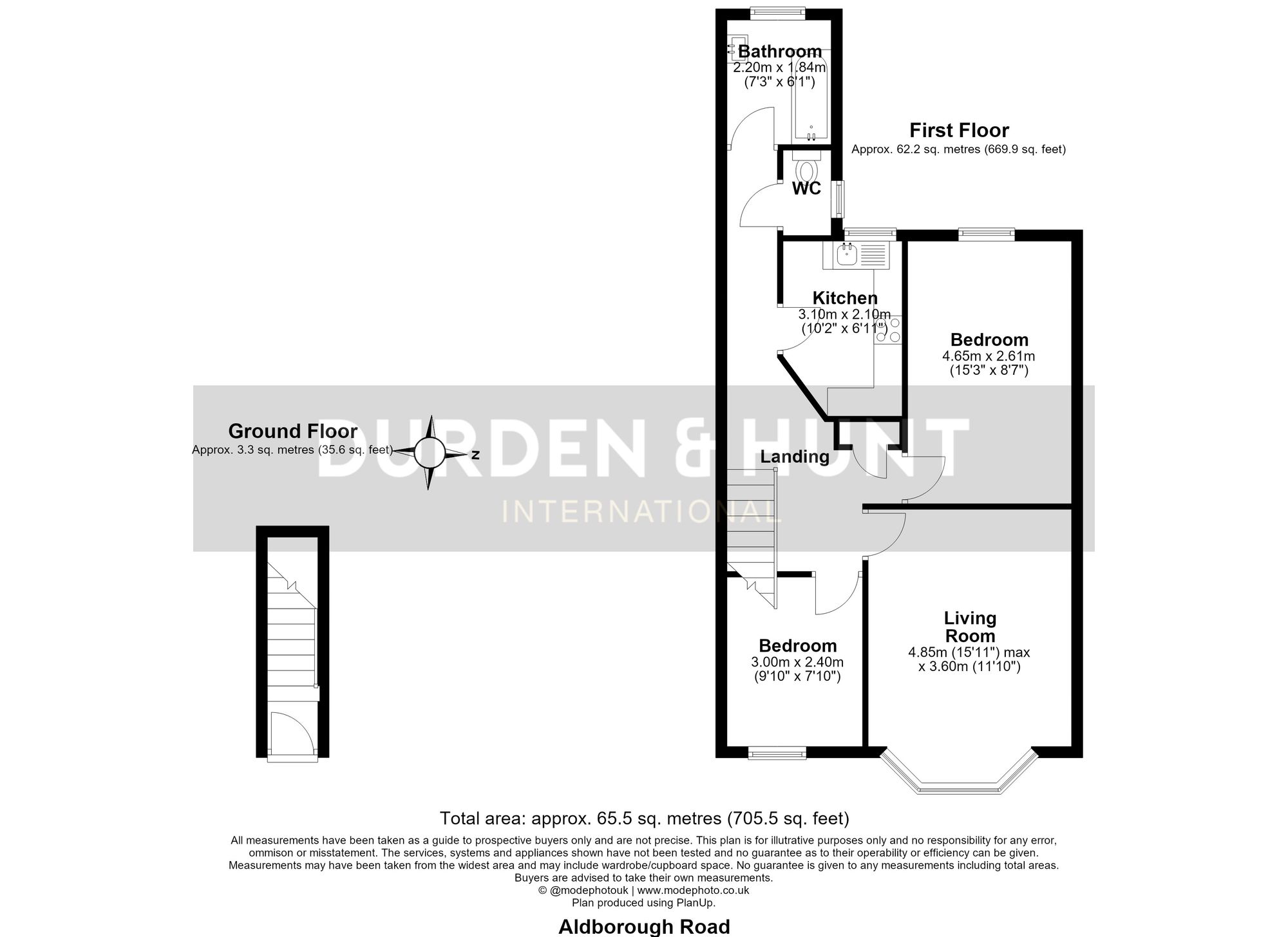 69b Aldborough Road South, Ilford floorplan