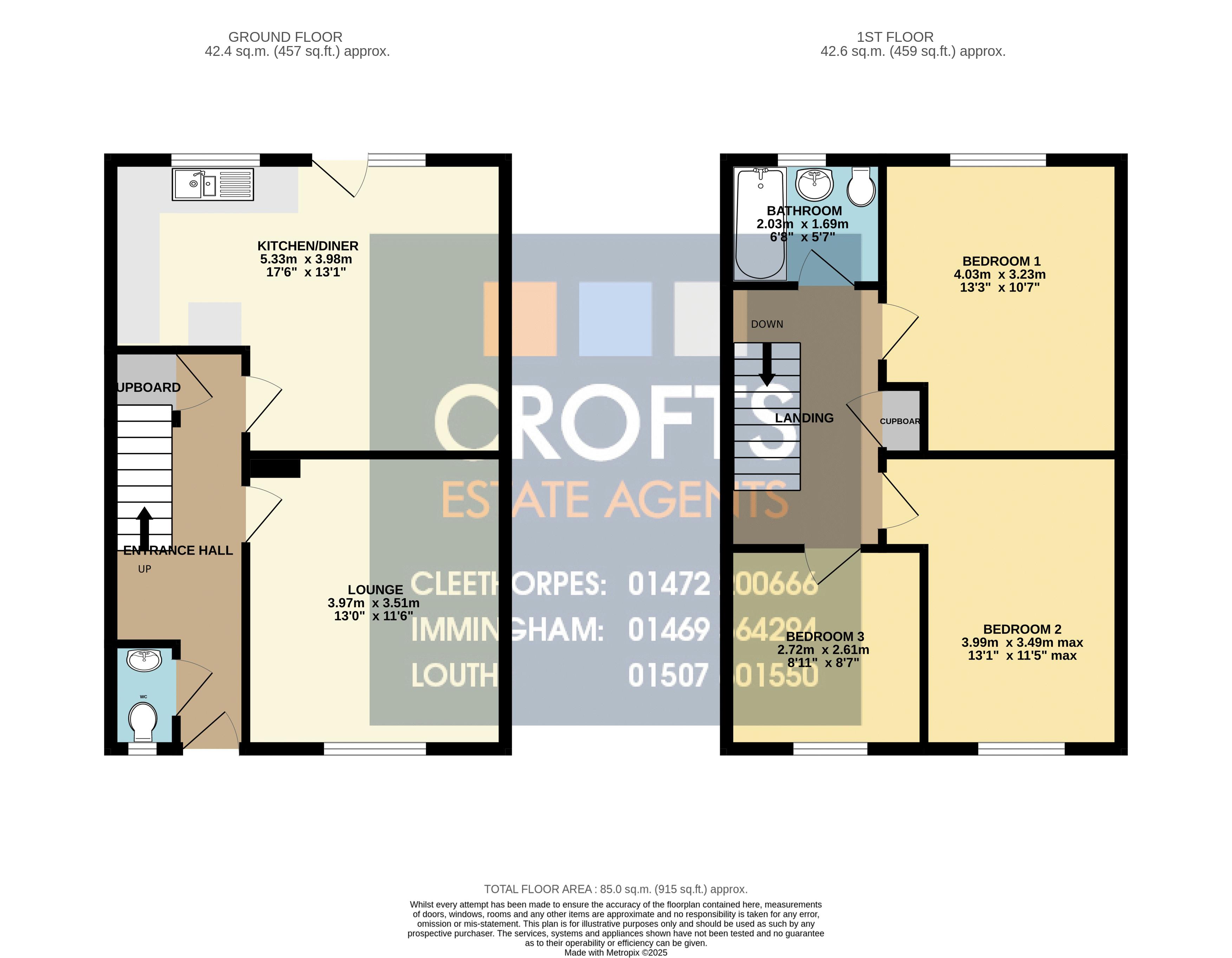 53, Frederick Street, Grimsby floorplan