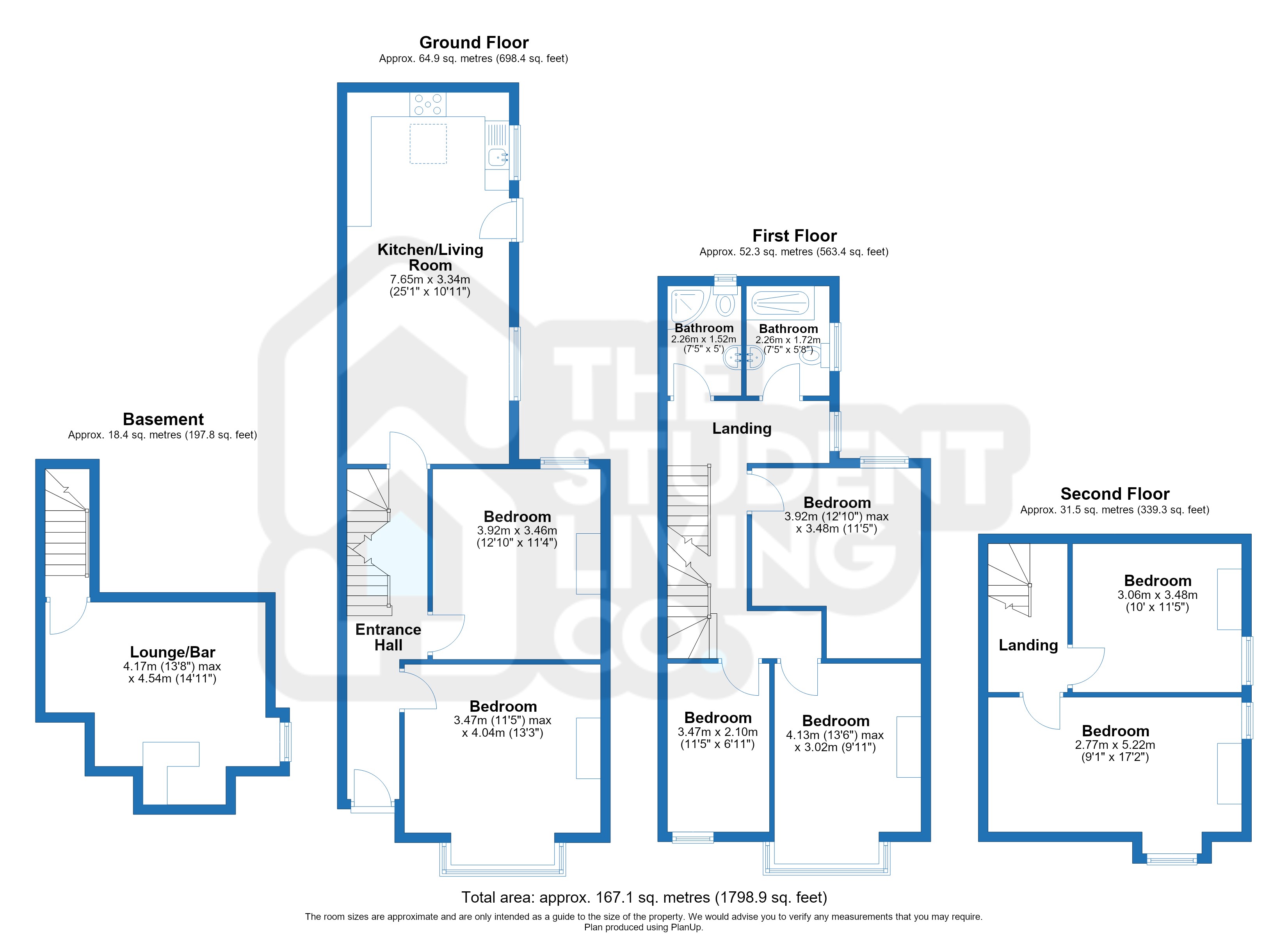 48, Albert Grove, Nottingham floorplan