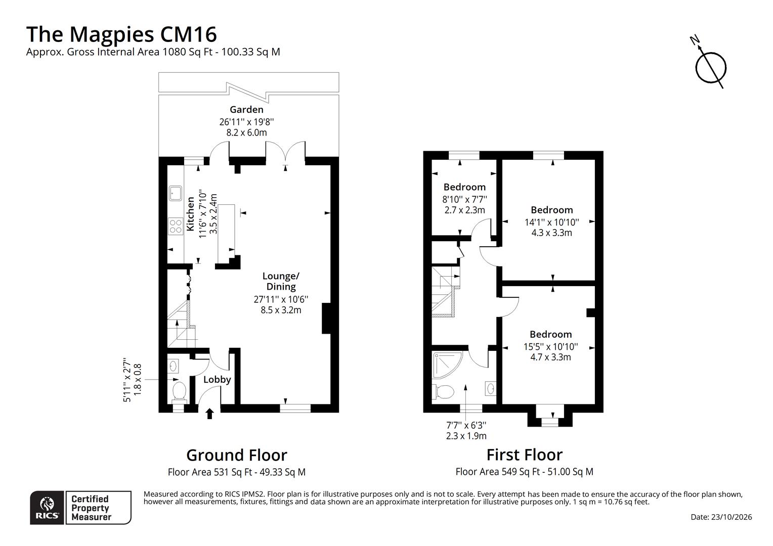 The Magpies, Epping floorplan