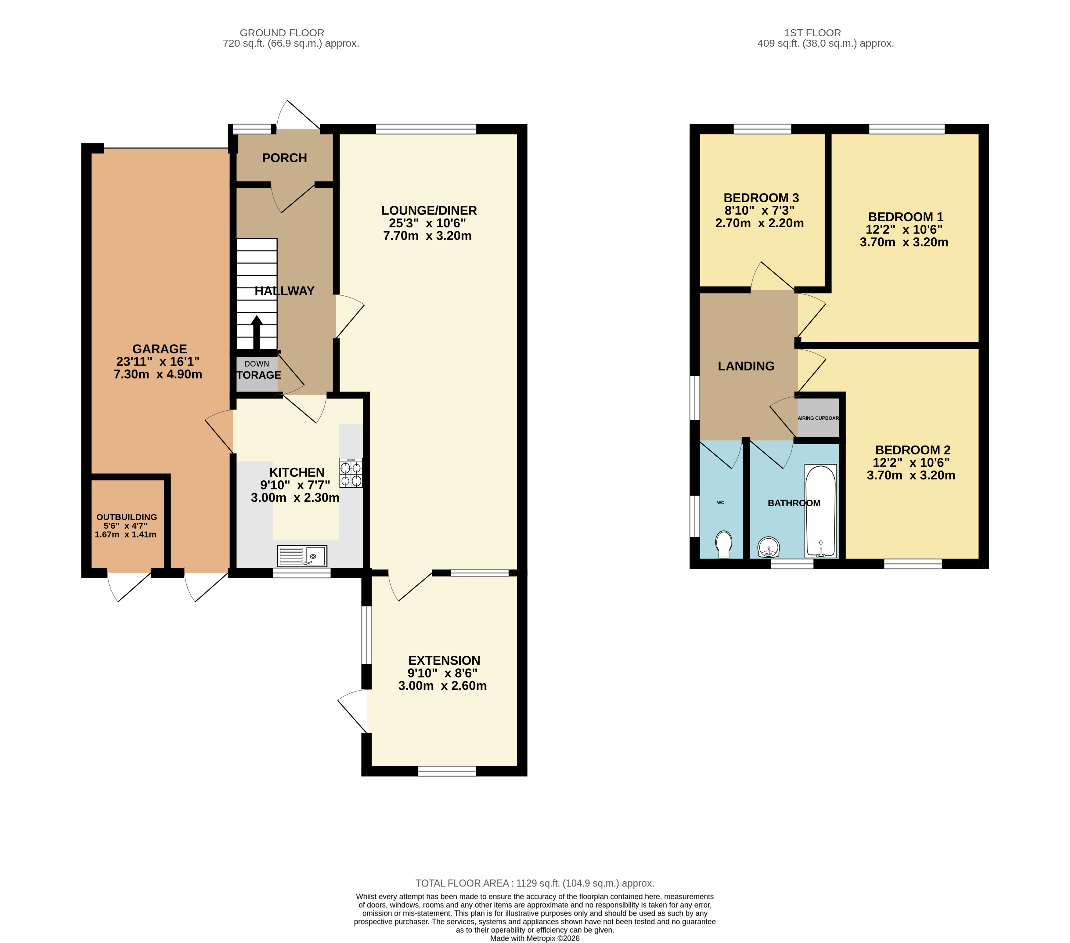 9, Lincoln Close, Ipswich floorplan