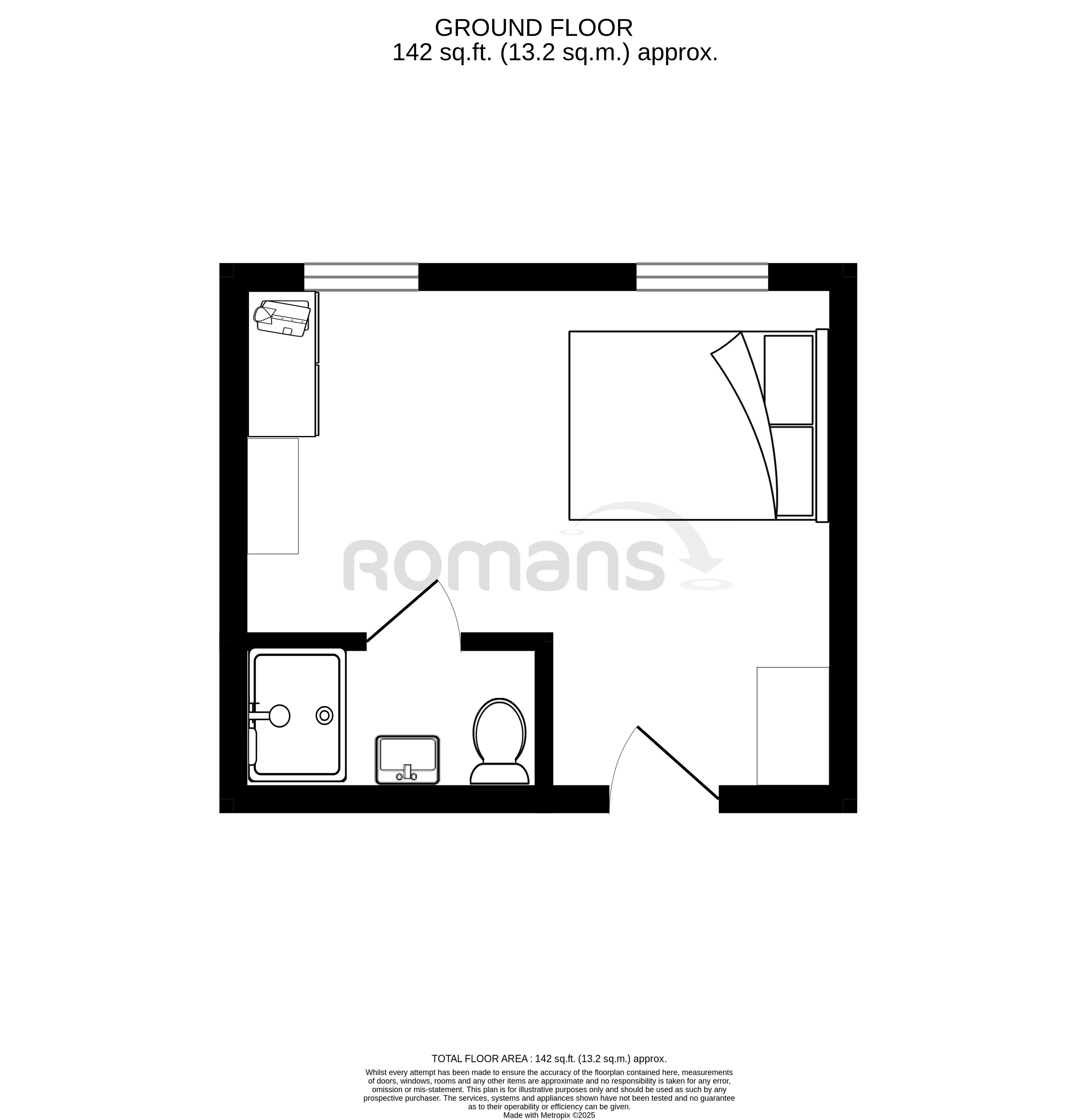 Room C, 77, Audley Street, Berkshire floorplan