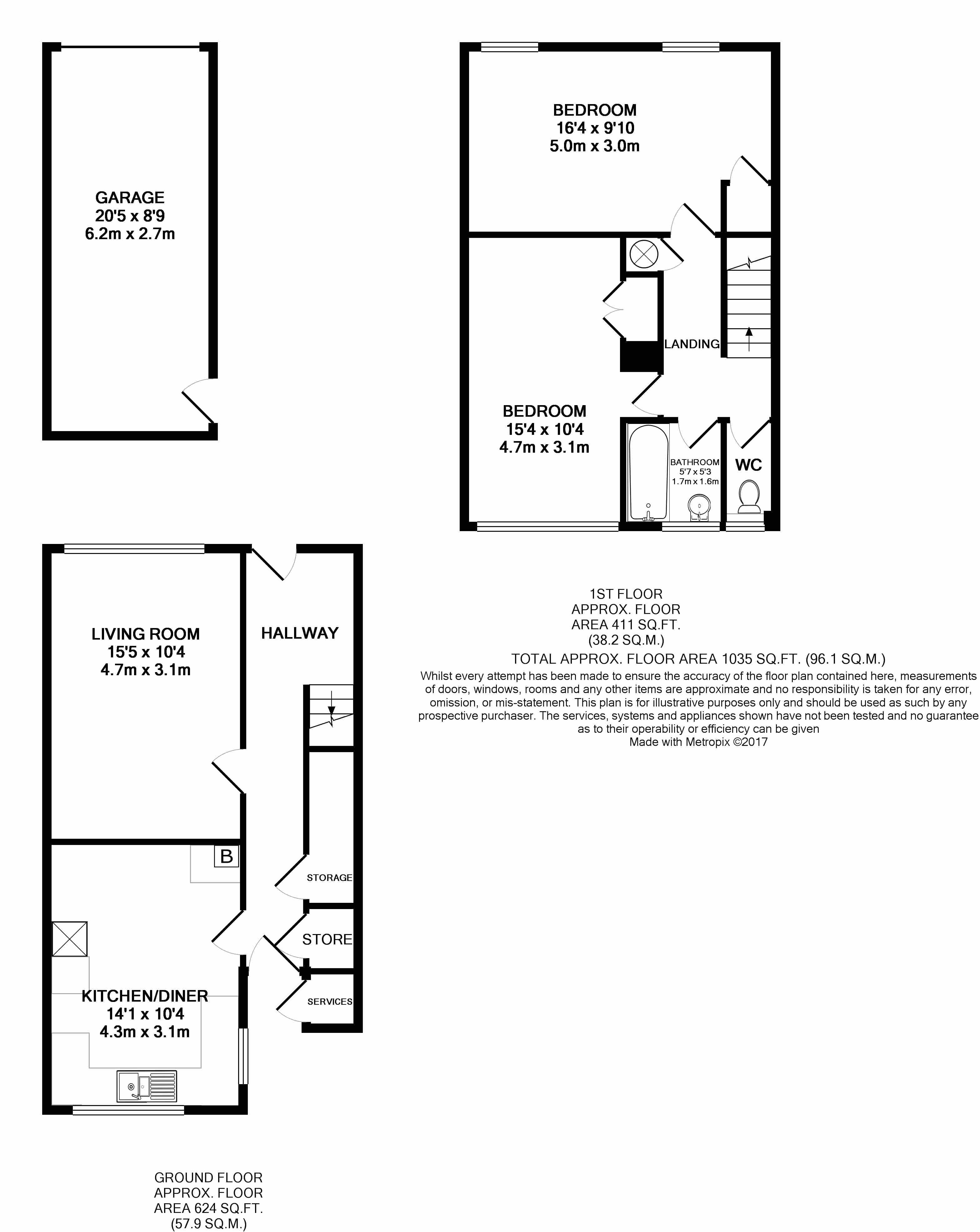 2 Bedrooms Terraced house to rent in Wantage, Woodside TF7