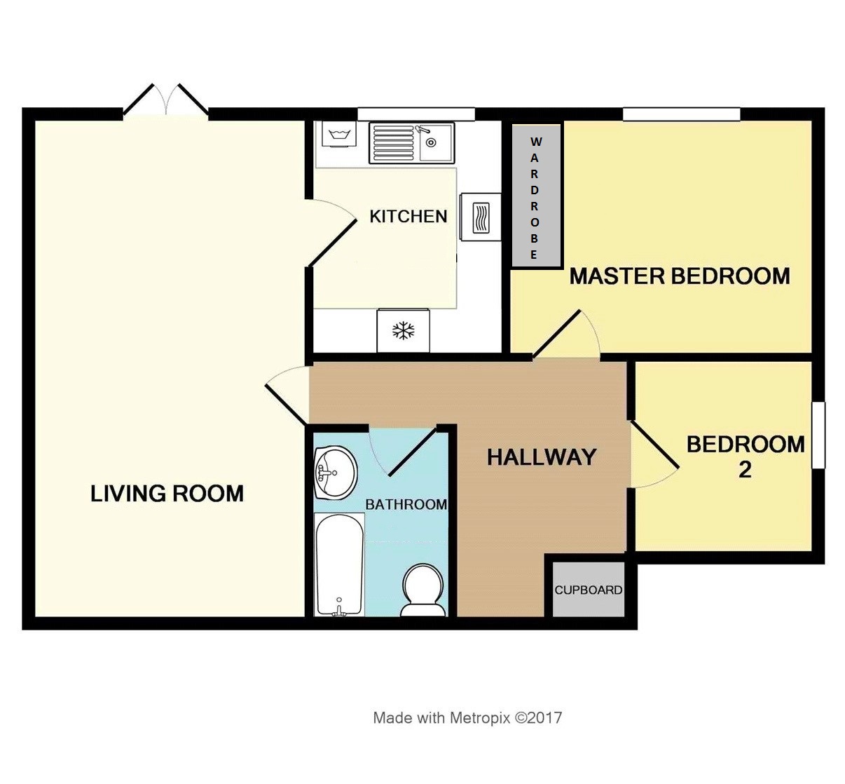 57, Chandlers Walk, Exeter floorplan