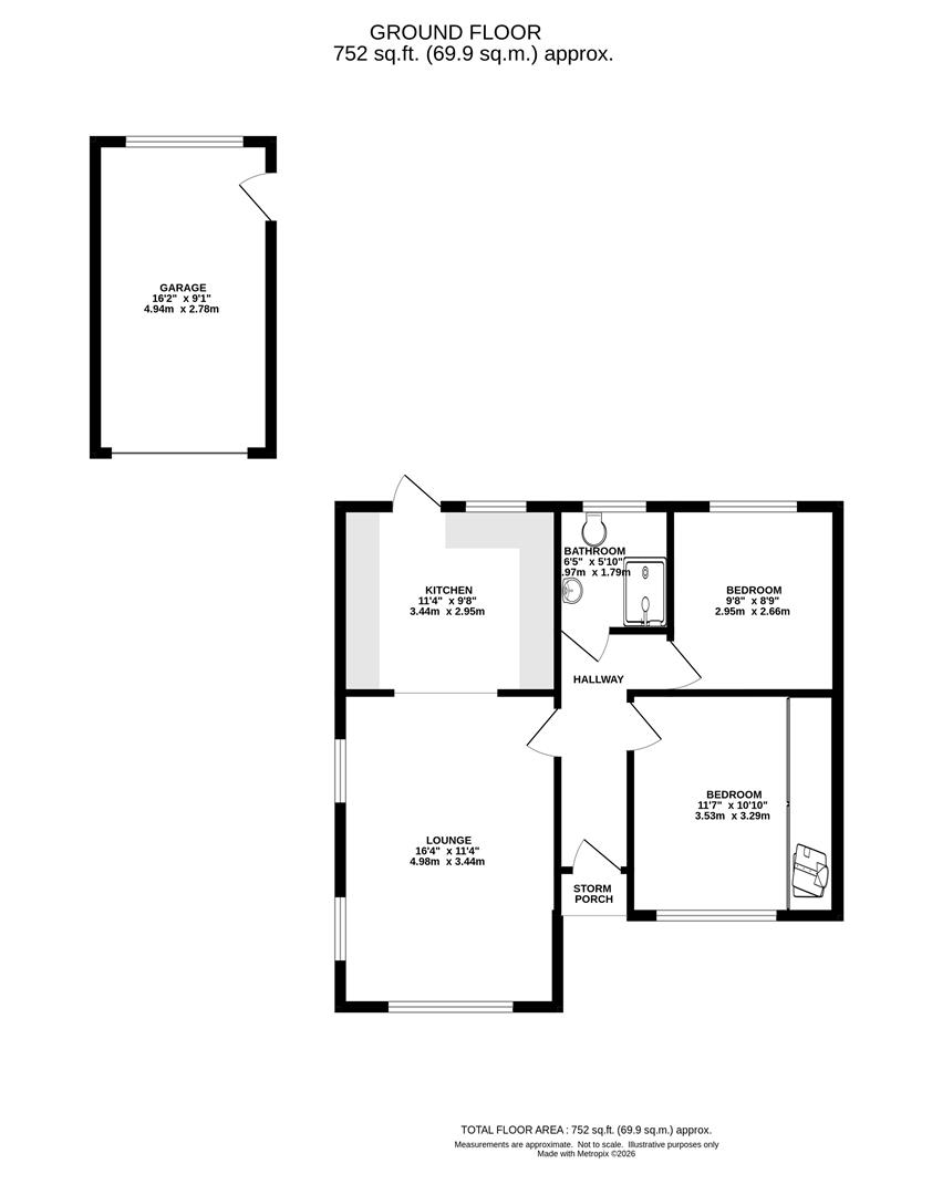 1A, Osborne Road, Brentwood floorplan