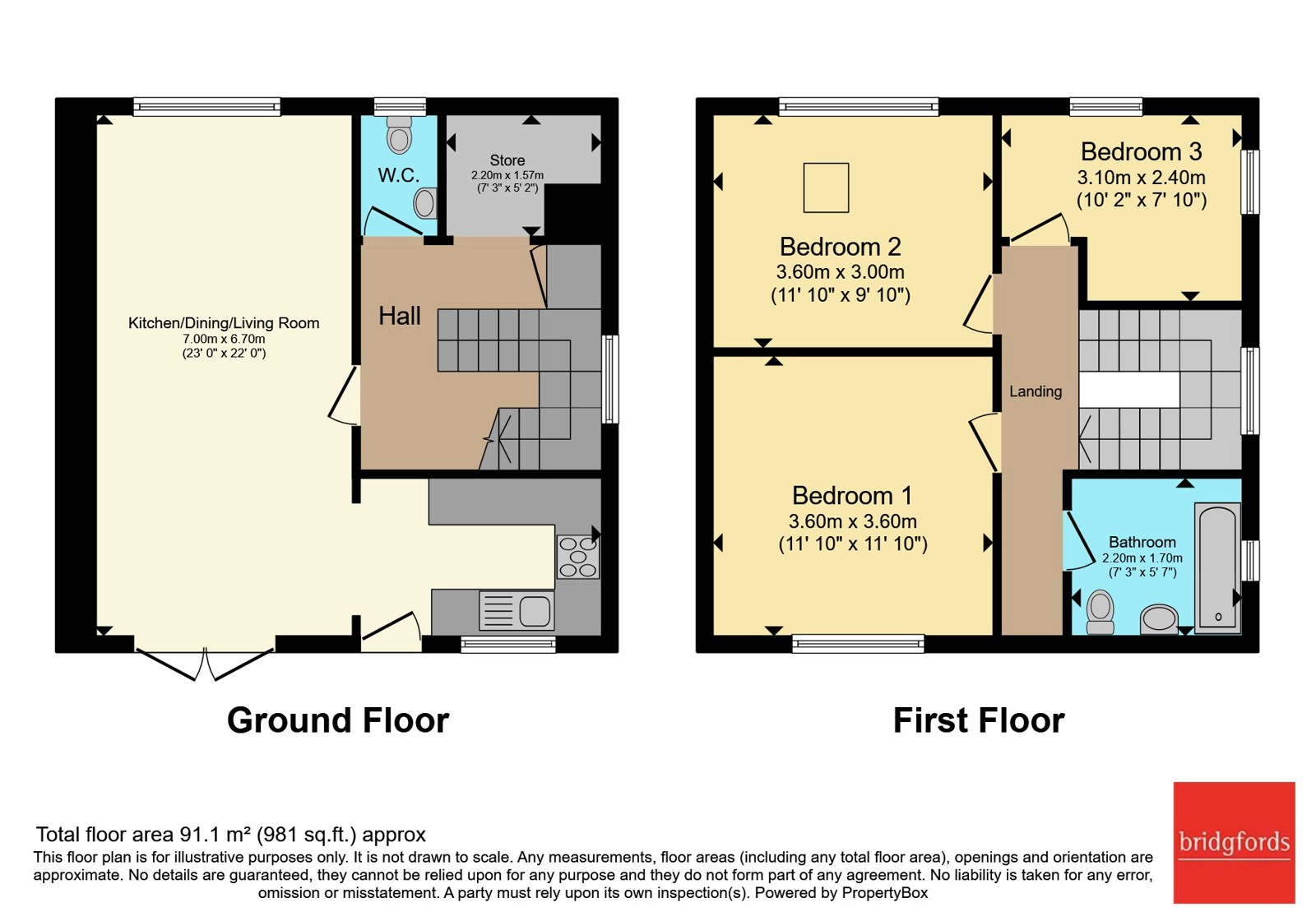 144, Cavendish Close, Warrington floorplan