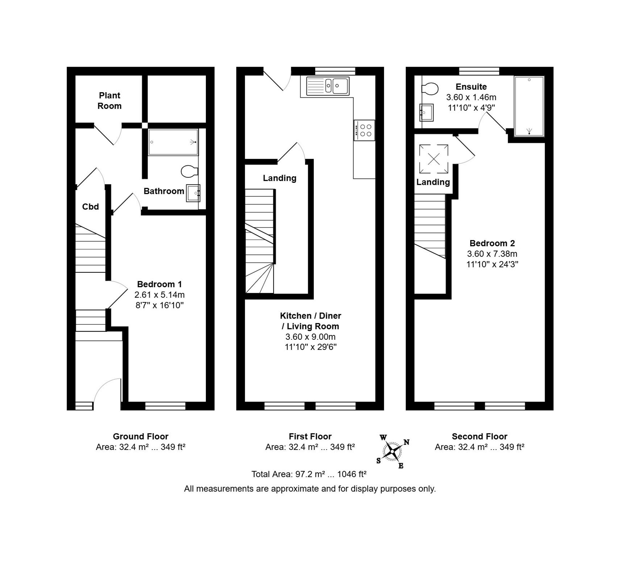 9 High Mill, Shaw Mills, Harrogate floorplan