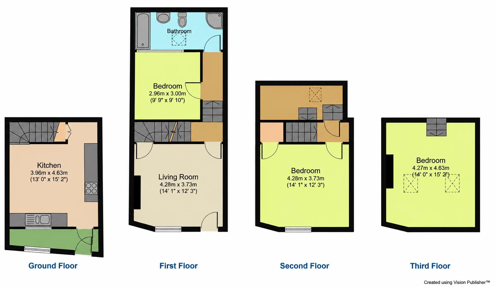 150, Bolton Lane, Bradford floorplan