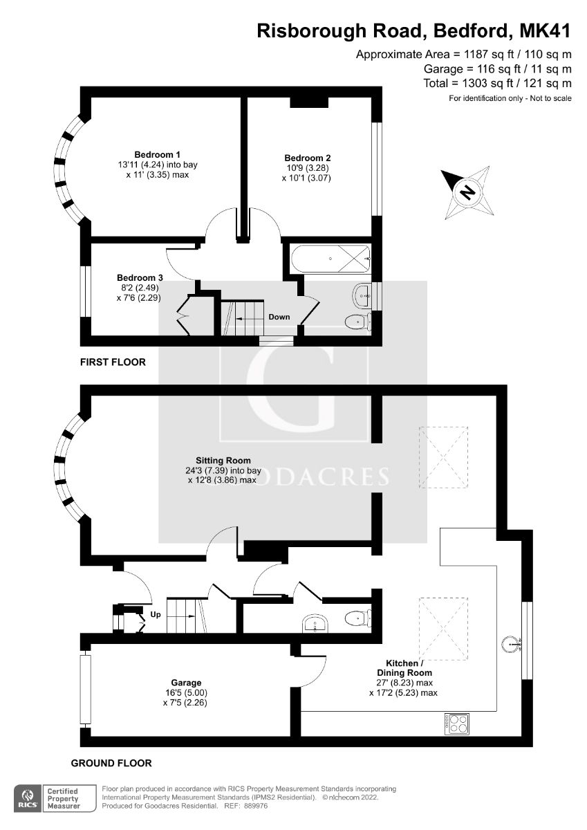 Risborough Road, Bedford MK41, 3 bedroom semidetached house for sale