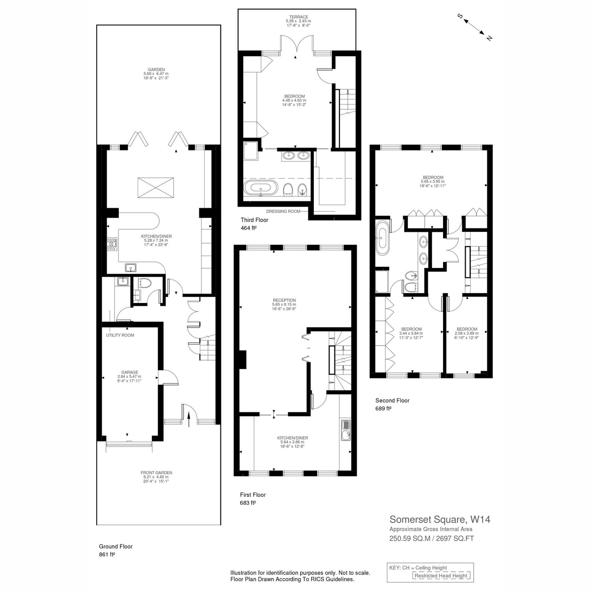 9, Somerset Square, London floorplan
